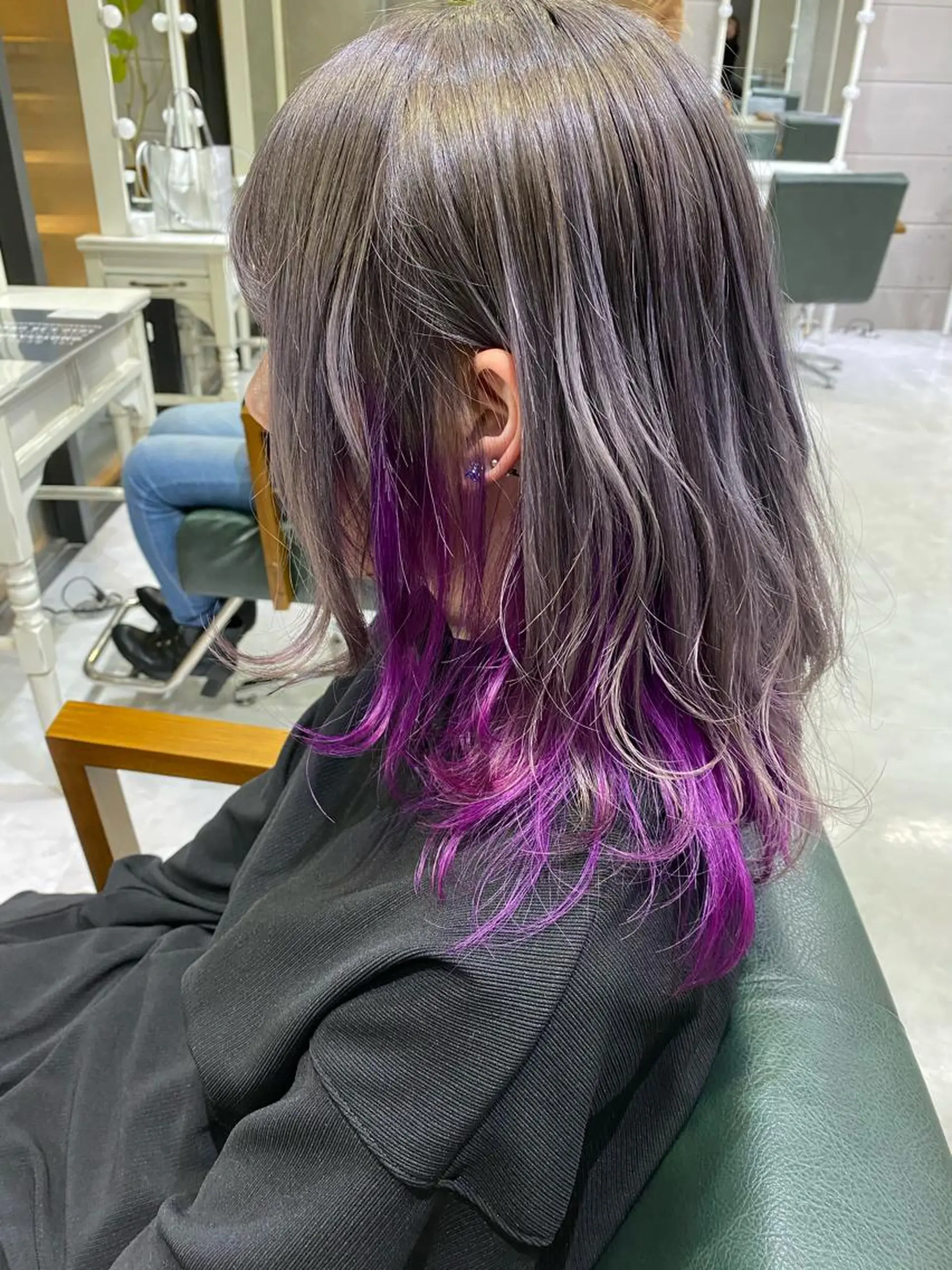 ショート カラー ヘアアレンジ モテ髪透明感❤️ デイズヘアカラーのヘアスタイル