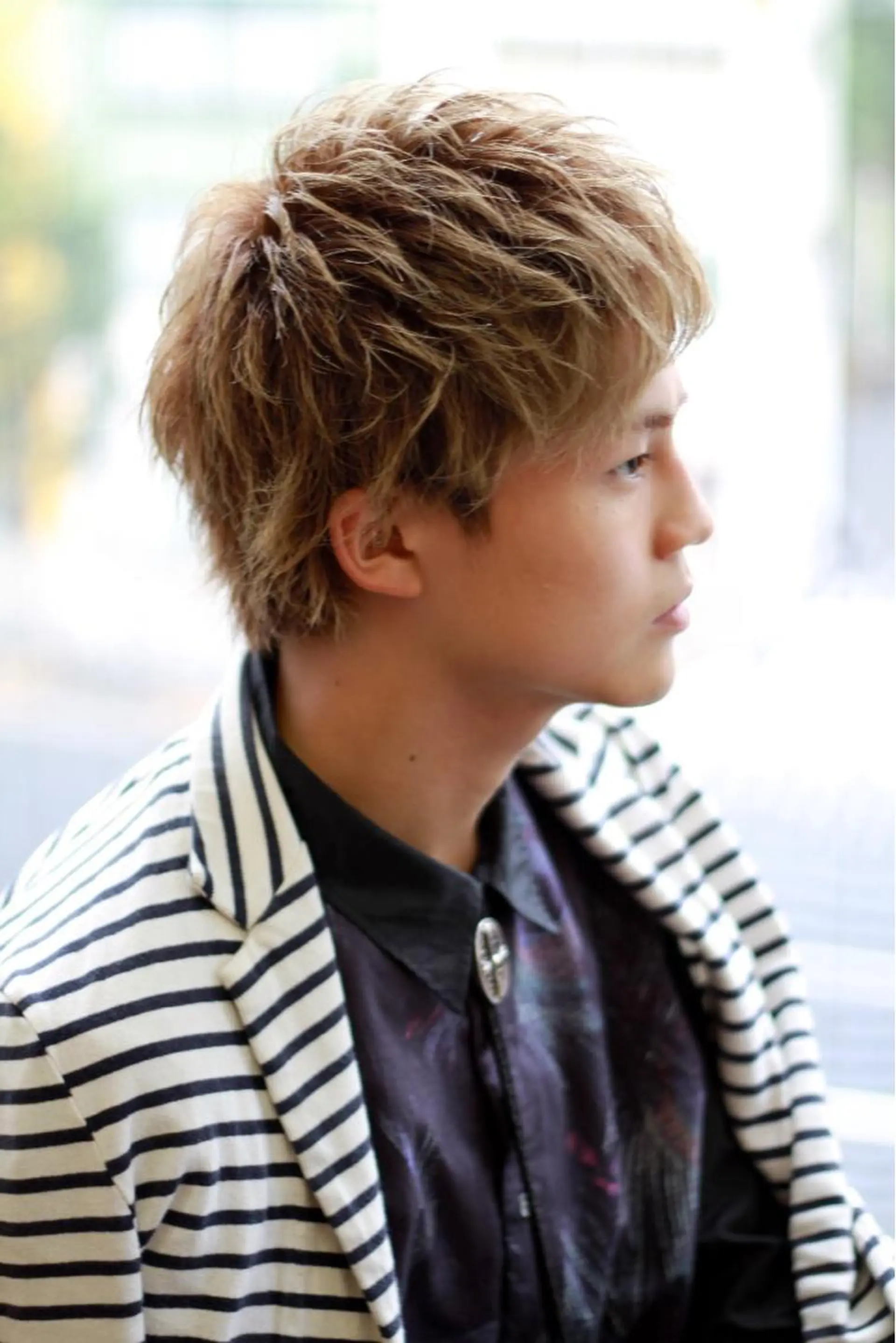 メンズ LAS 代表 ナガカワ コウヘイのヘアスタイル