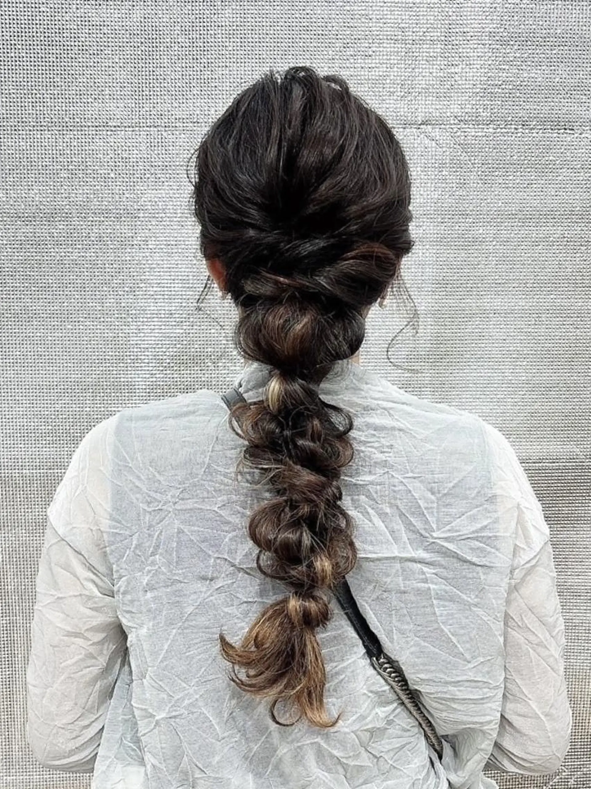 ヘアアレンジ カラー ロング シールエクステ バレイヤージュ ブリーチ ケアブリーチ ダブルカラー LIP 大阪本店 エクステ 堀谷和孝のヘアスタイル