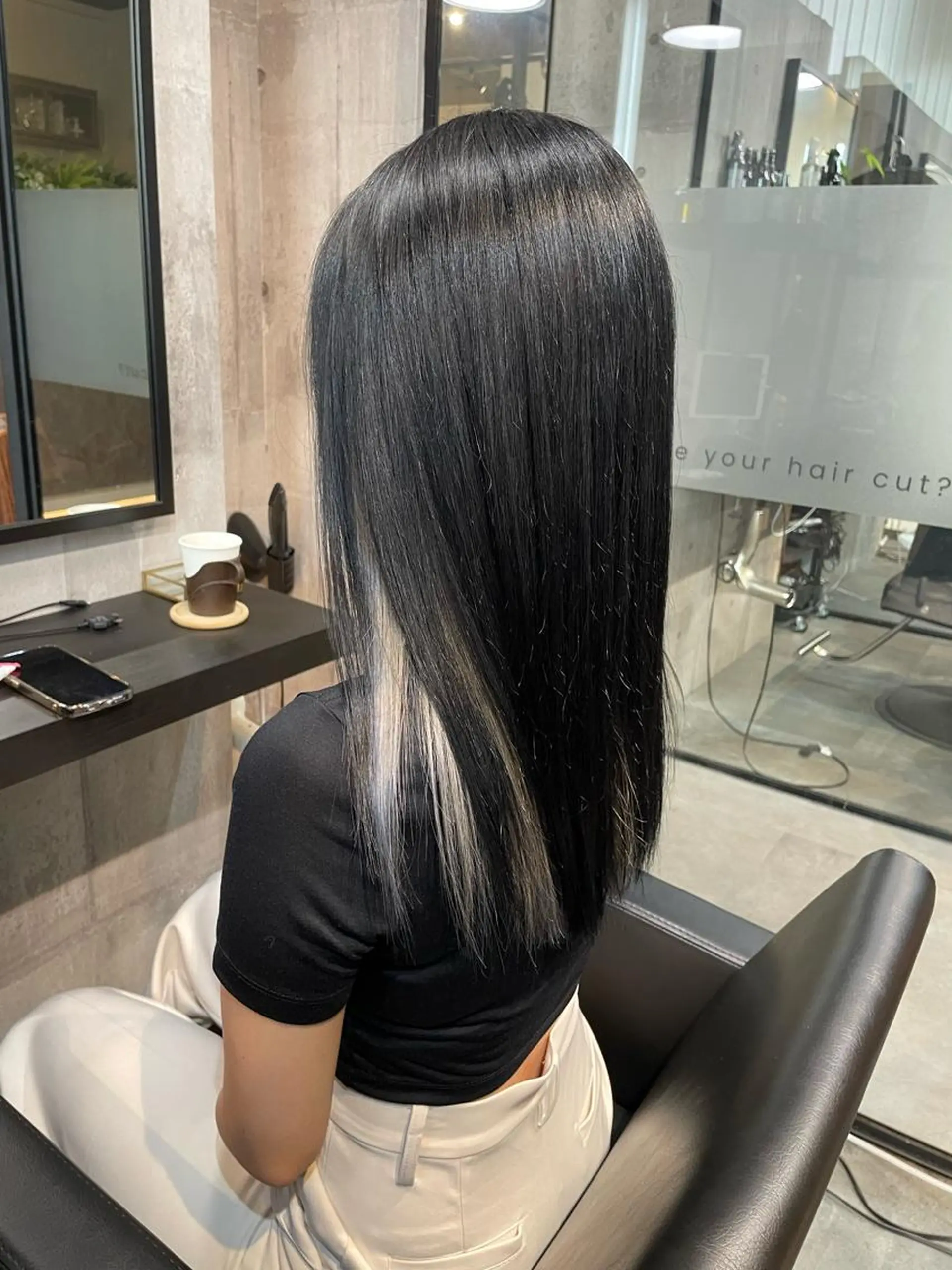 セミロング カラー カット ヘアカラー トリートメント 👑髪質改善カラー 中垣斗希のヘアスタイル