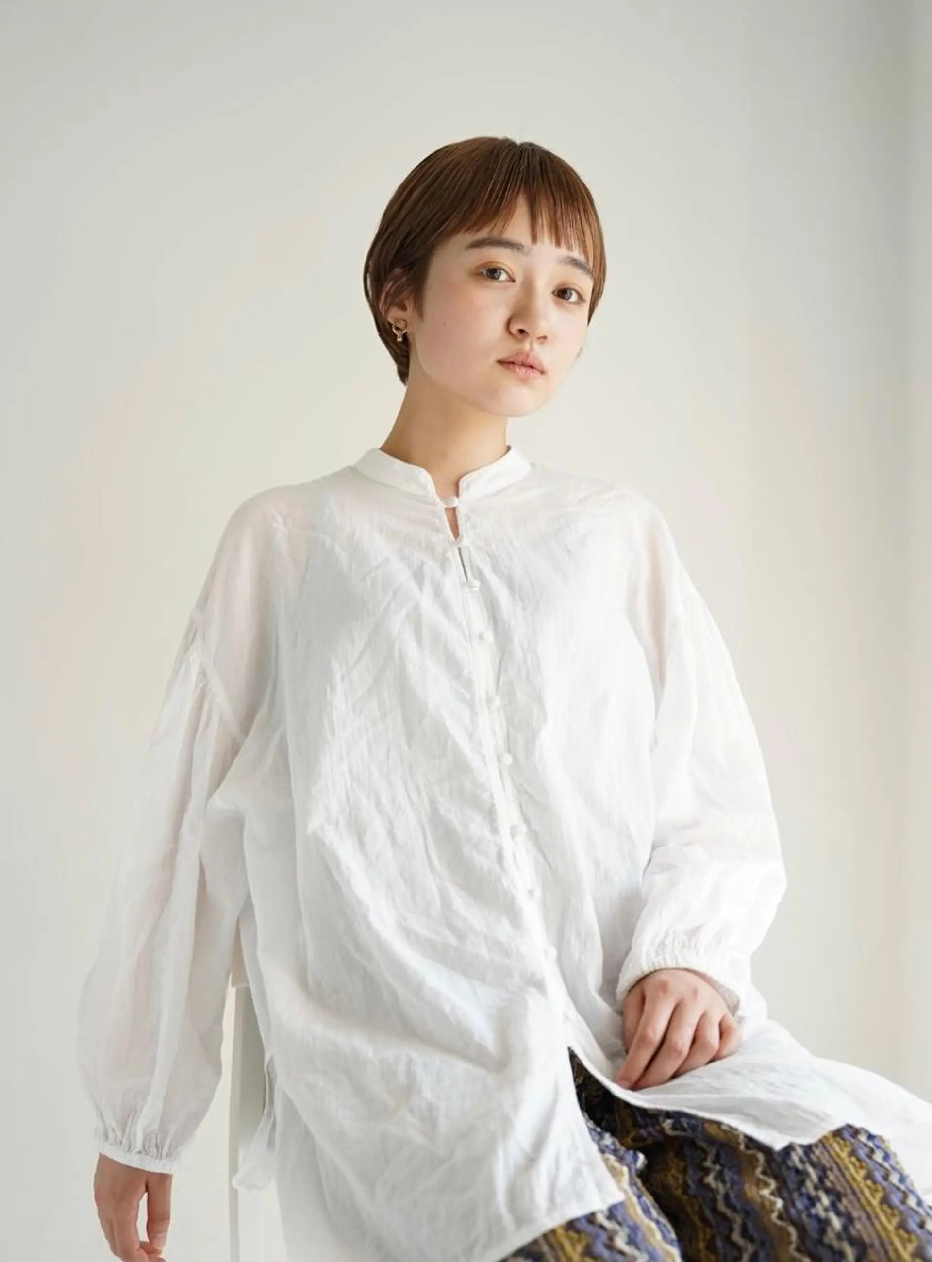 ショート カラー THE DAY所属・AKI HASHIMOTOのヘアスタイル