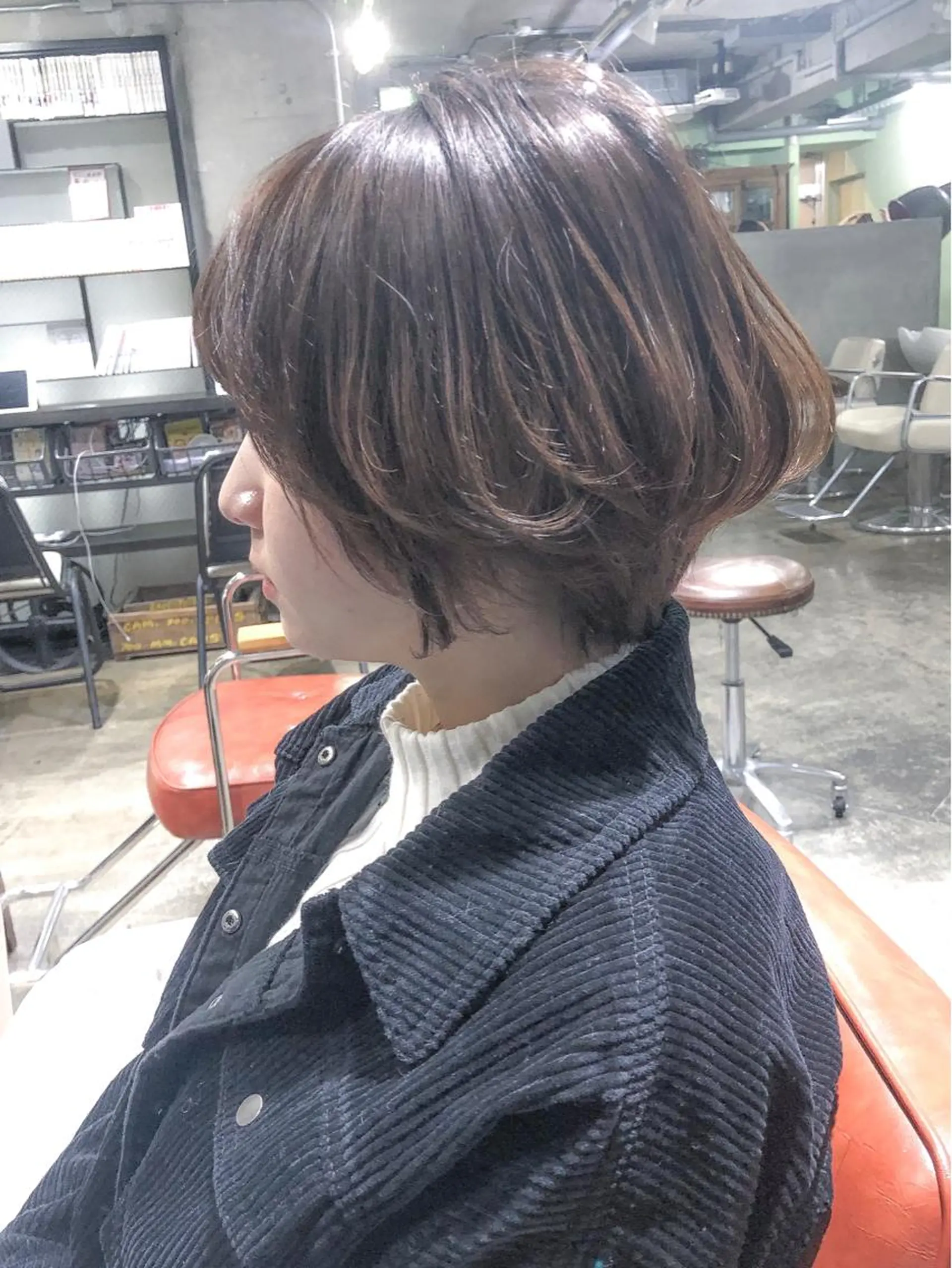 ショート ショートボブ 丸みショート ボブ ショートヘア 北條 優輝のヘアスタイル