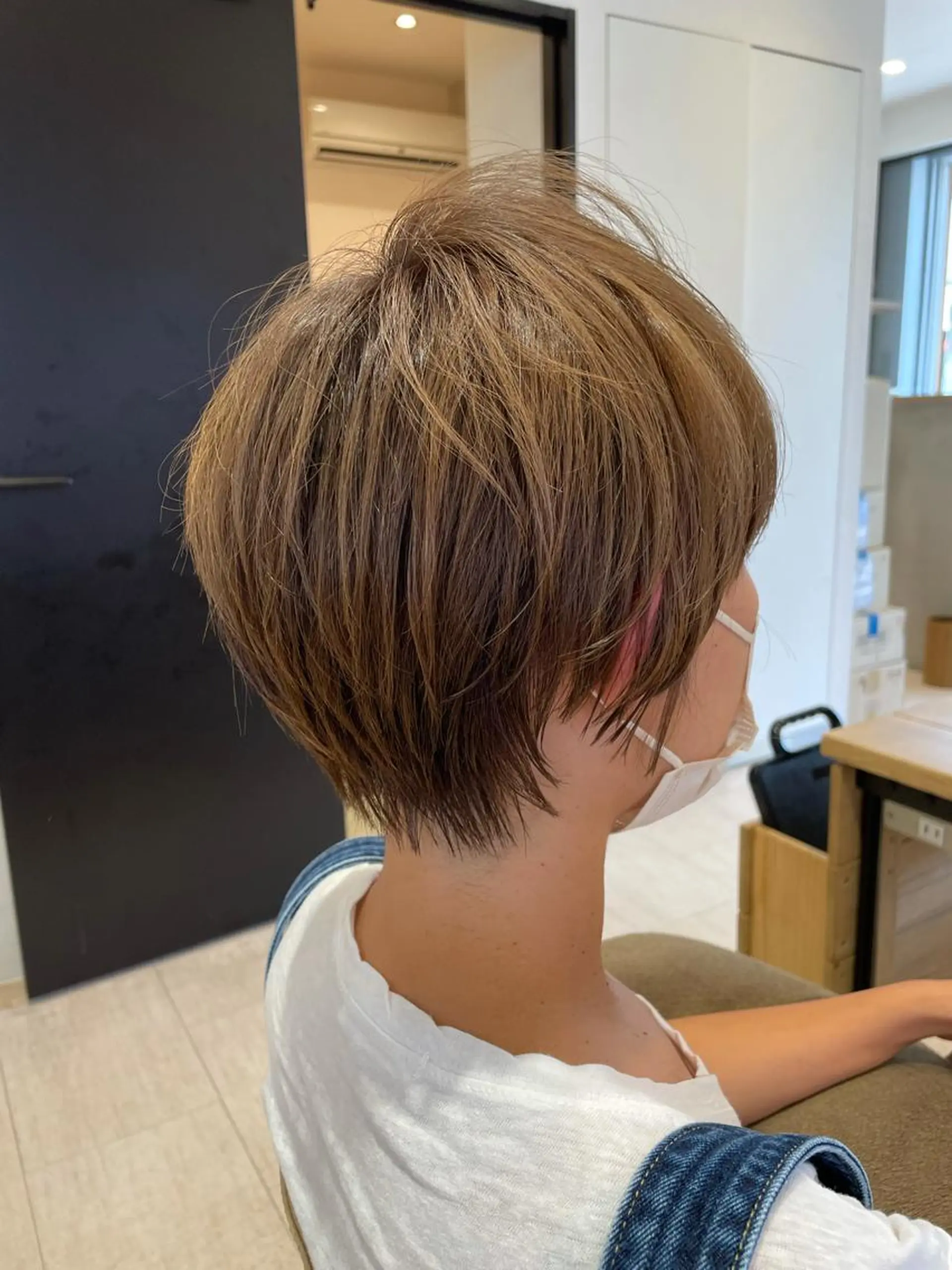 ショート カラー ベージュカラー ショートヘア 【neo.】 Mahoのヘアスタイル