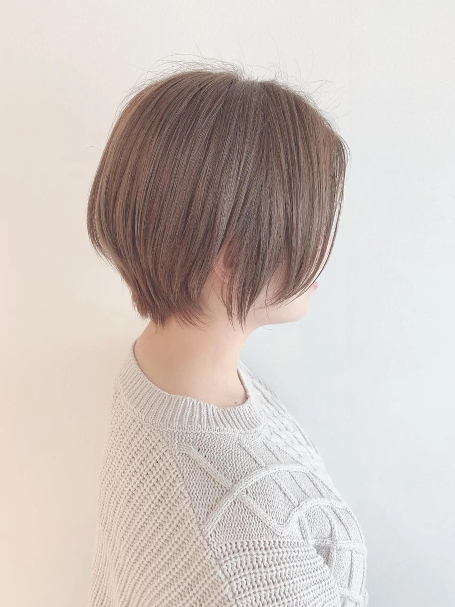 ショート カラー カット ヘアカラー なりたいが叶う ながしまじゅんきのヘアスタイル