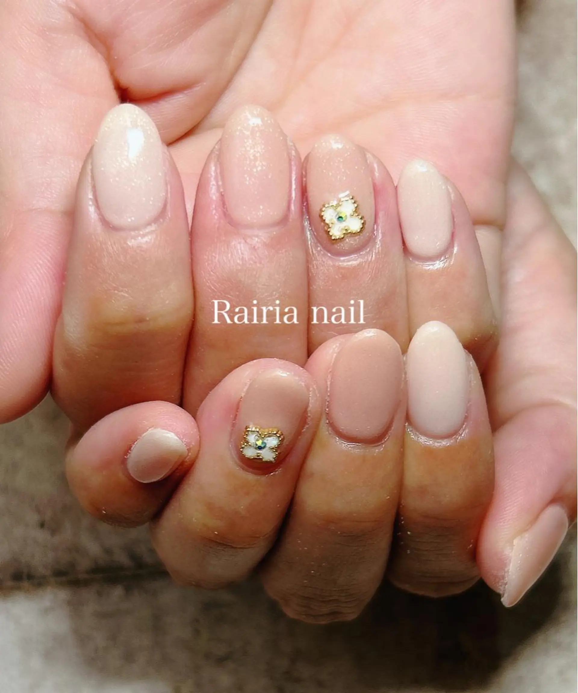 ネイル アートネイル カジュアル フットネイル ジェルネイル キラキラネイル Rairia nail本八幡店のネイルデザイン