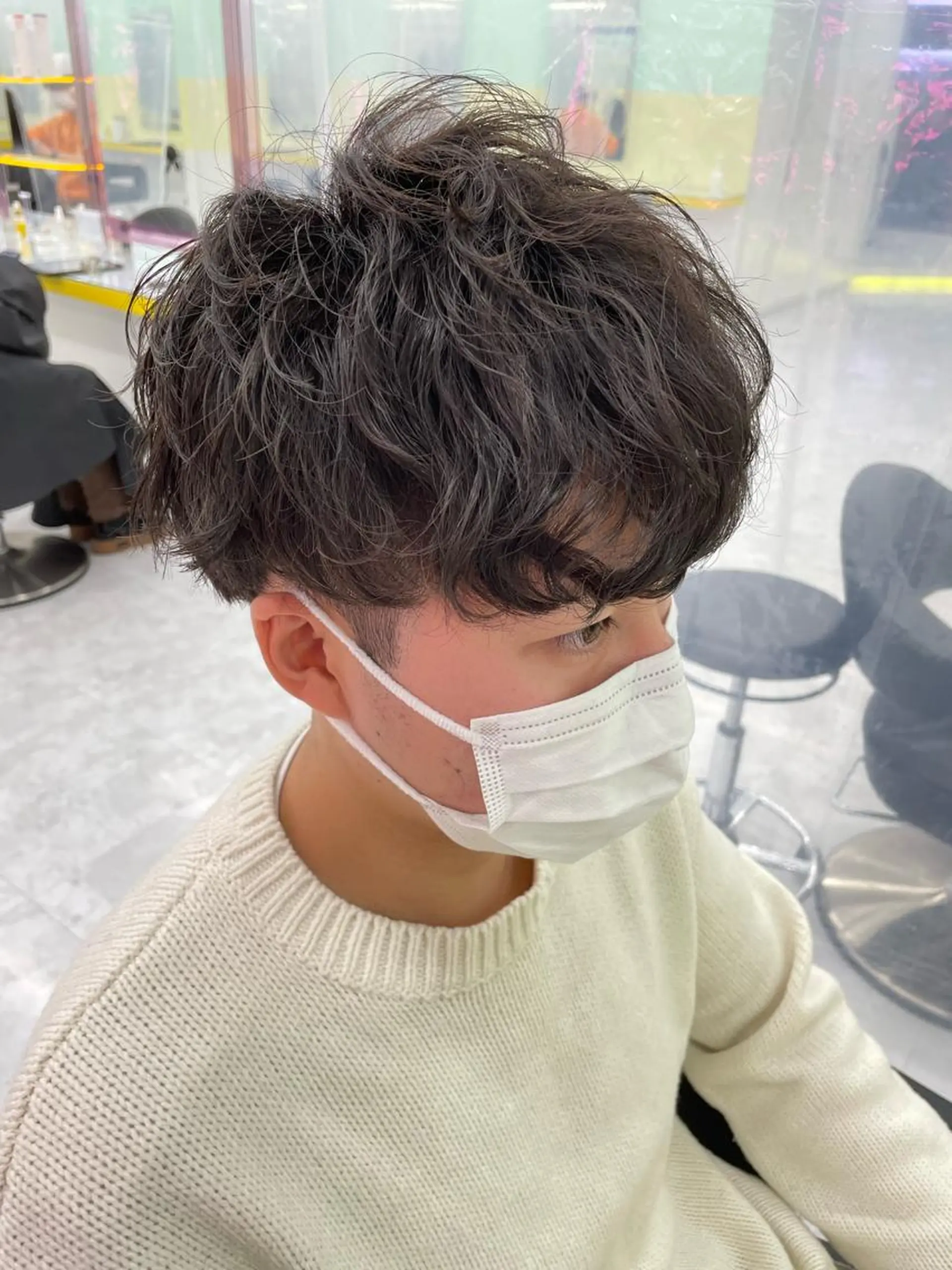 メンズ カット 横浜メンズパーマ🔥 大野賢人のヘアスタイル