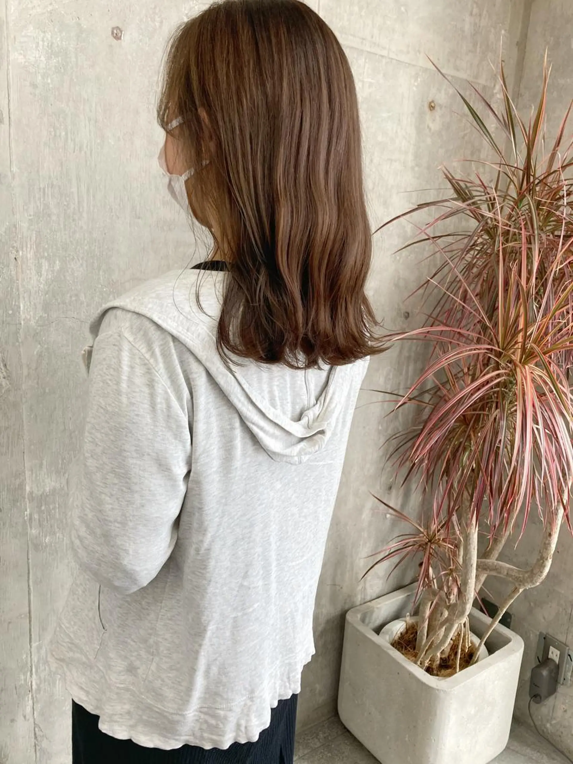 セミロング カラー ベージュカラー 透明感カラー 小木曽智美 /ボブ/ショートのヘアスタイル