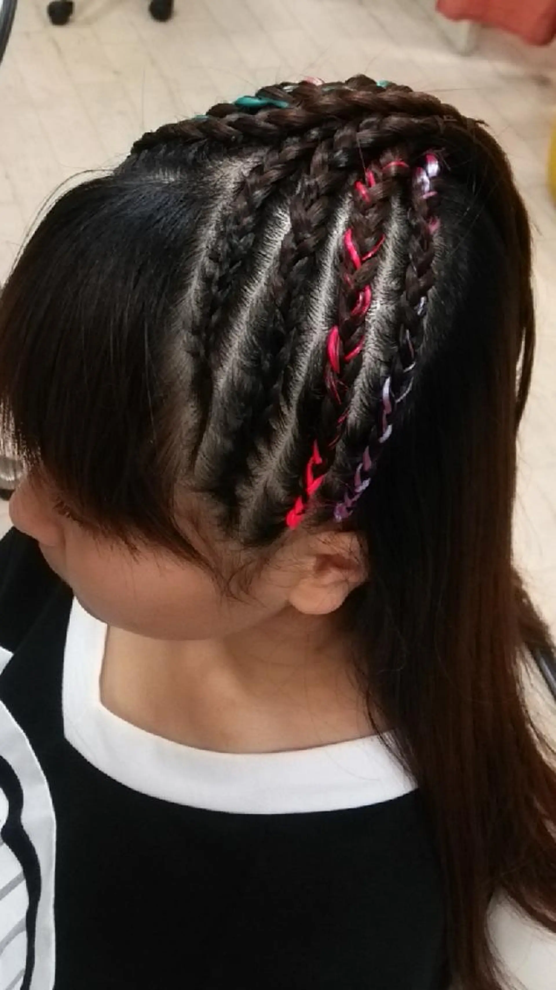 ヘアアレンジ キッズ エクステ エミタス ☆のヘアスタイル