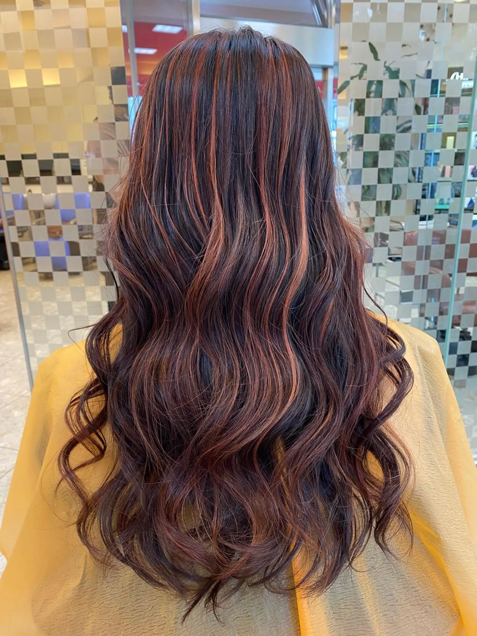 ロング カラー 透明感カラー 田中 有乃のヘアスタイル