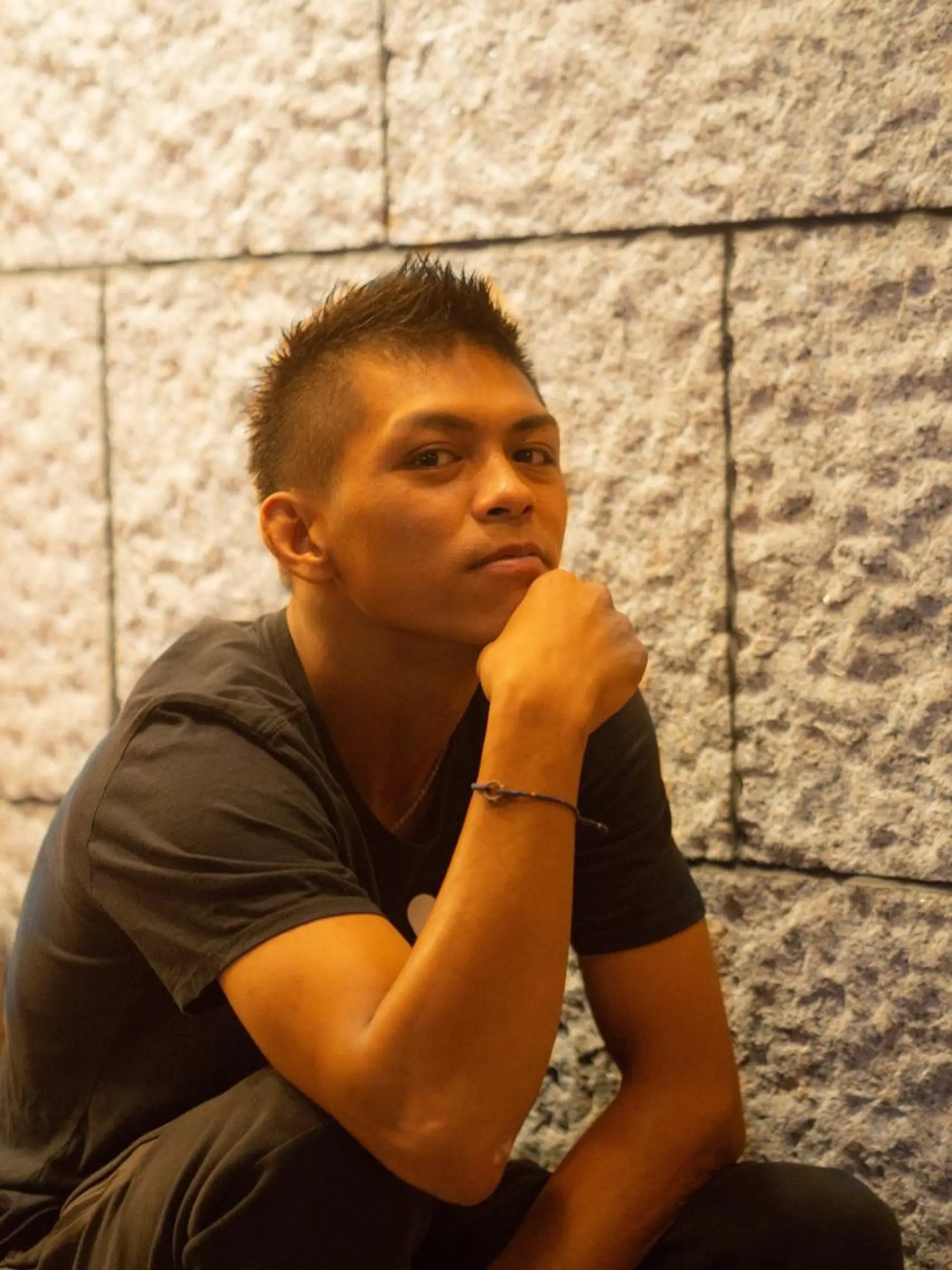 メンズ ショート/ボブ ハイトーン❤️原航平のヘアスタイル