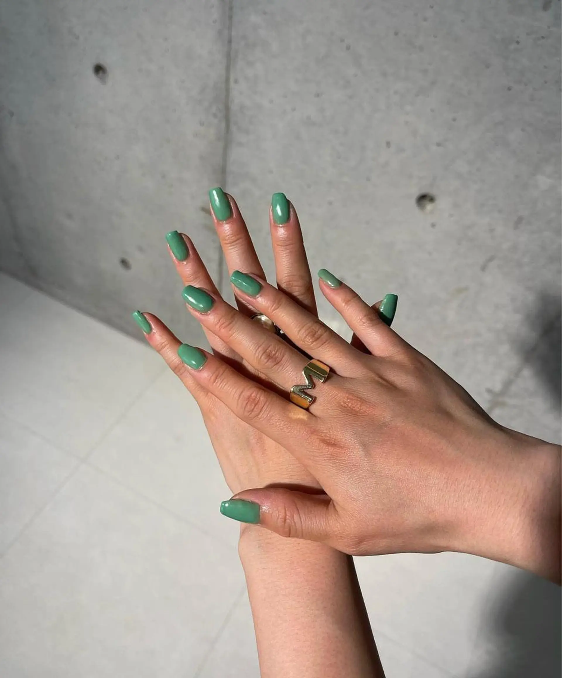 ネイル ワンカラーネイル GRANDE大須 Cecil💜のネイルデザイン