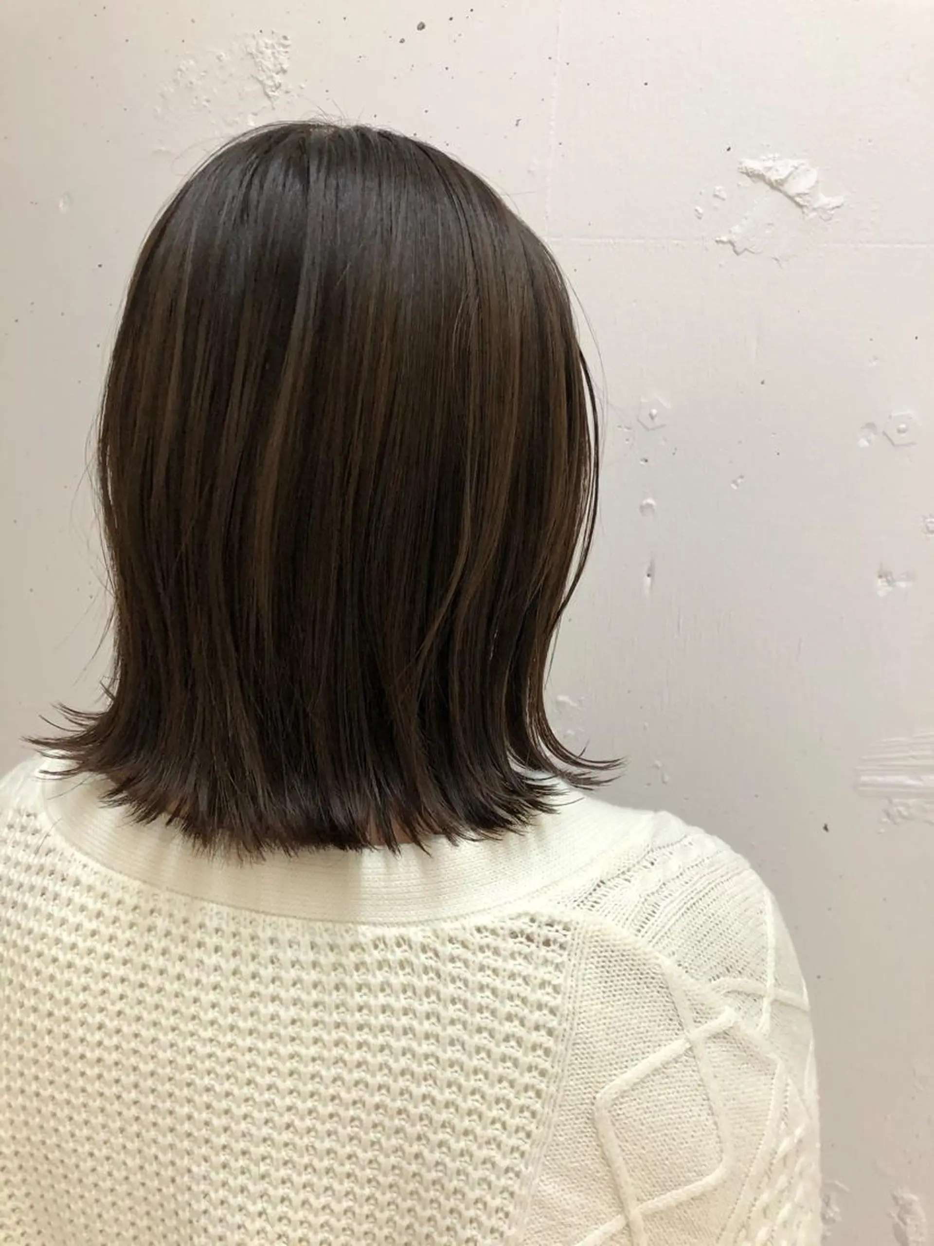 ミディアム カラー 新宿/韓国レイヤー/ 髪質改善/佐藤航のヘアスタイル