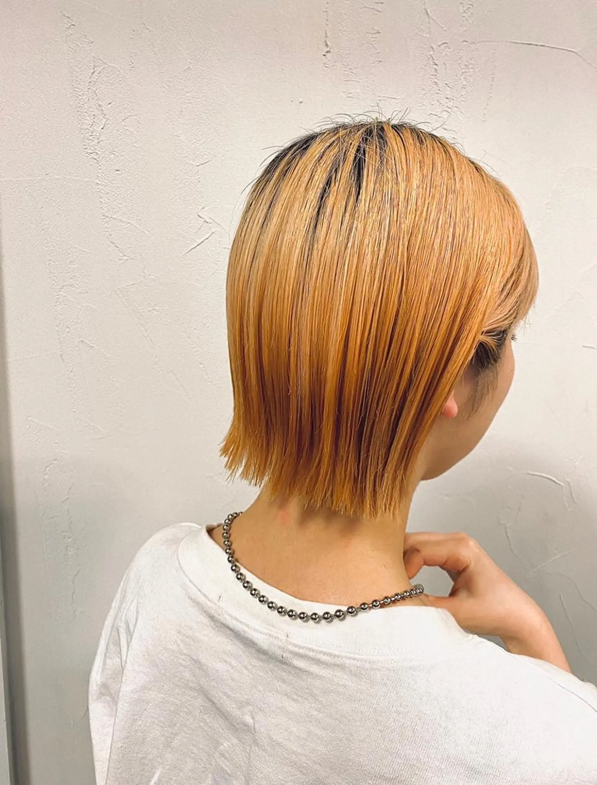 ミディアム 切りっぱなしボブ ボブ devellope所属・宮腰 瑠果のヘアスタイル