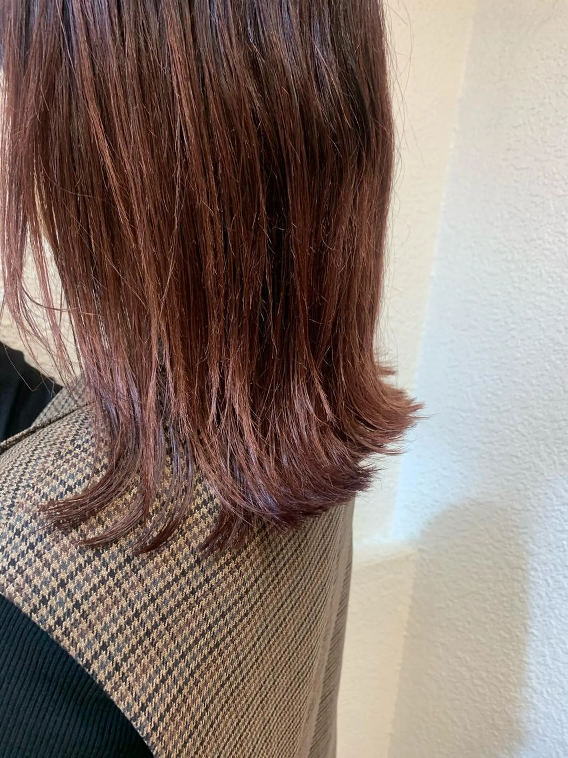 ミディアム 切りっぱなしボブ ボブ 🧨ブリーチー×ボブ レイヤー💎じゅえるのヘアスタイル