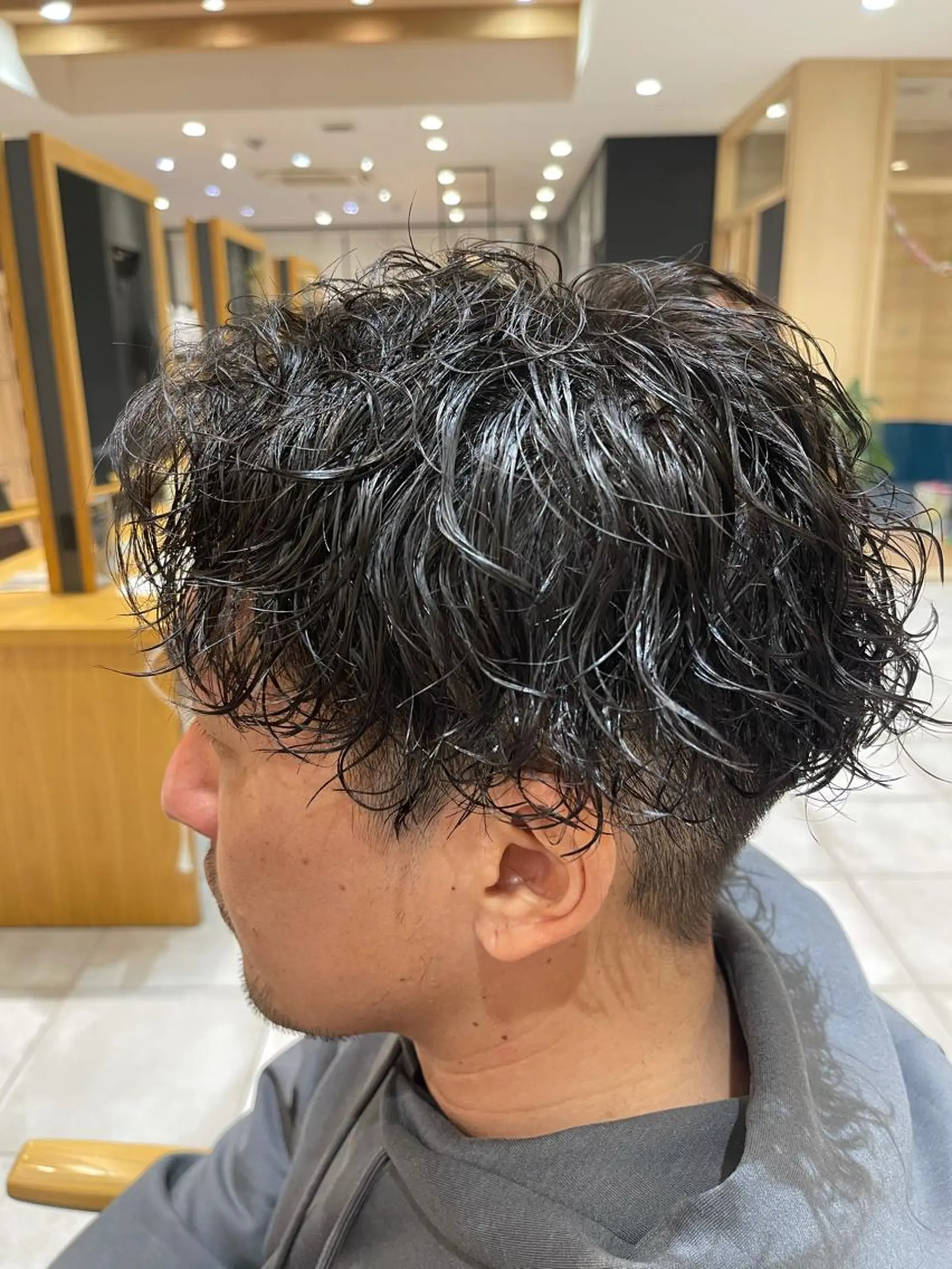 メンズ ✨愛知県初アイロン パーマ/ 瀬見井✨のヘアスタイル