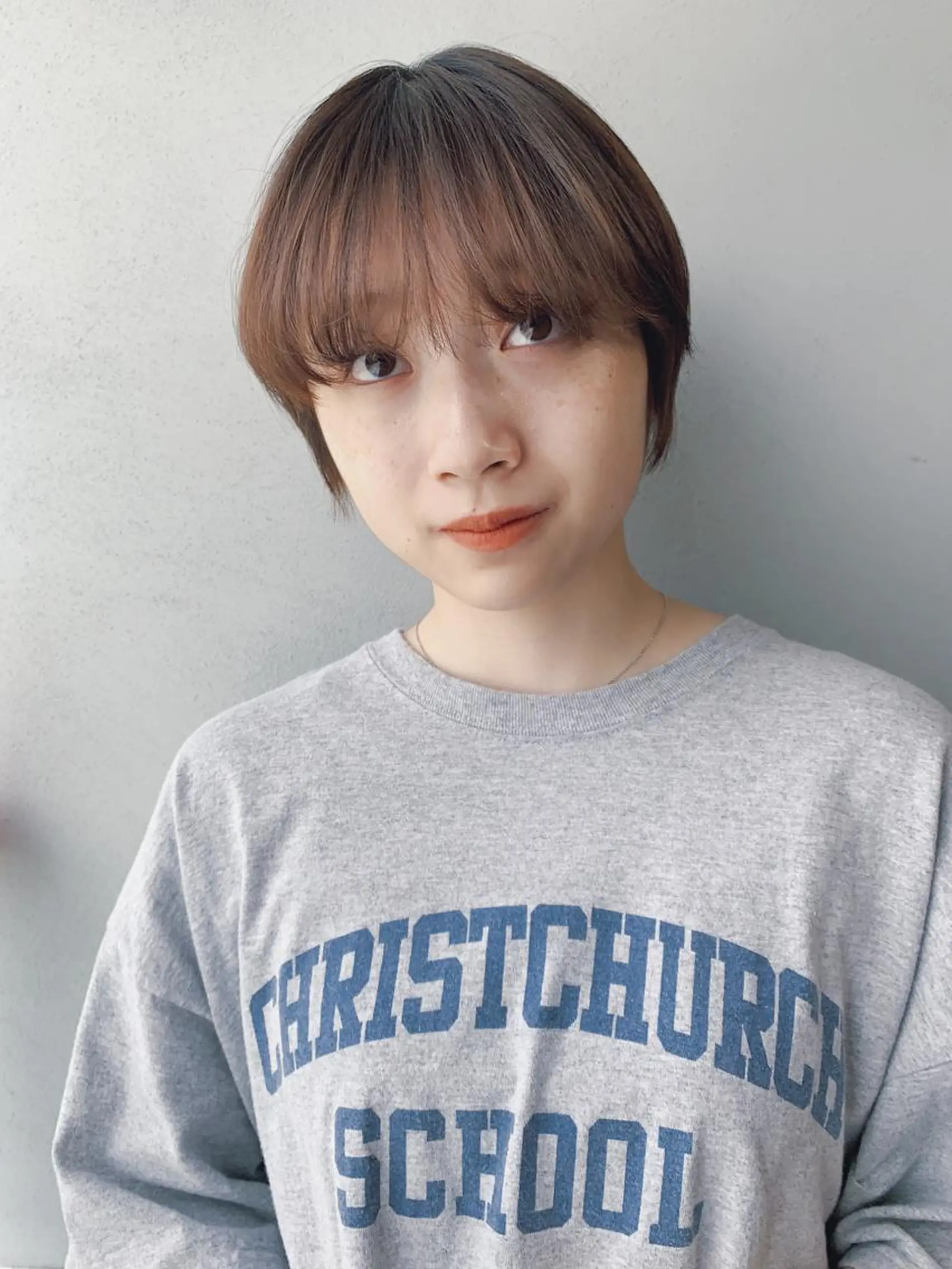 ショート カラー ボブパーマコテ巻き風 パーマNo1深江秀平のヘアスタイル