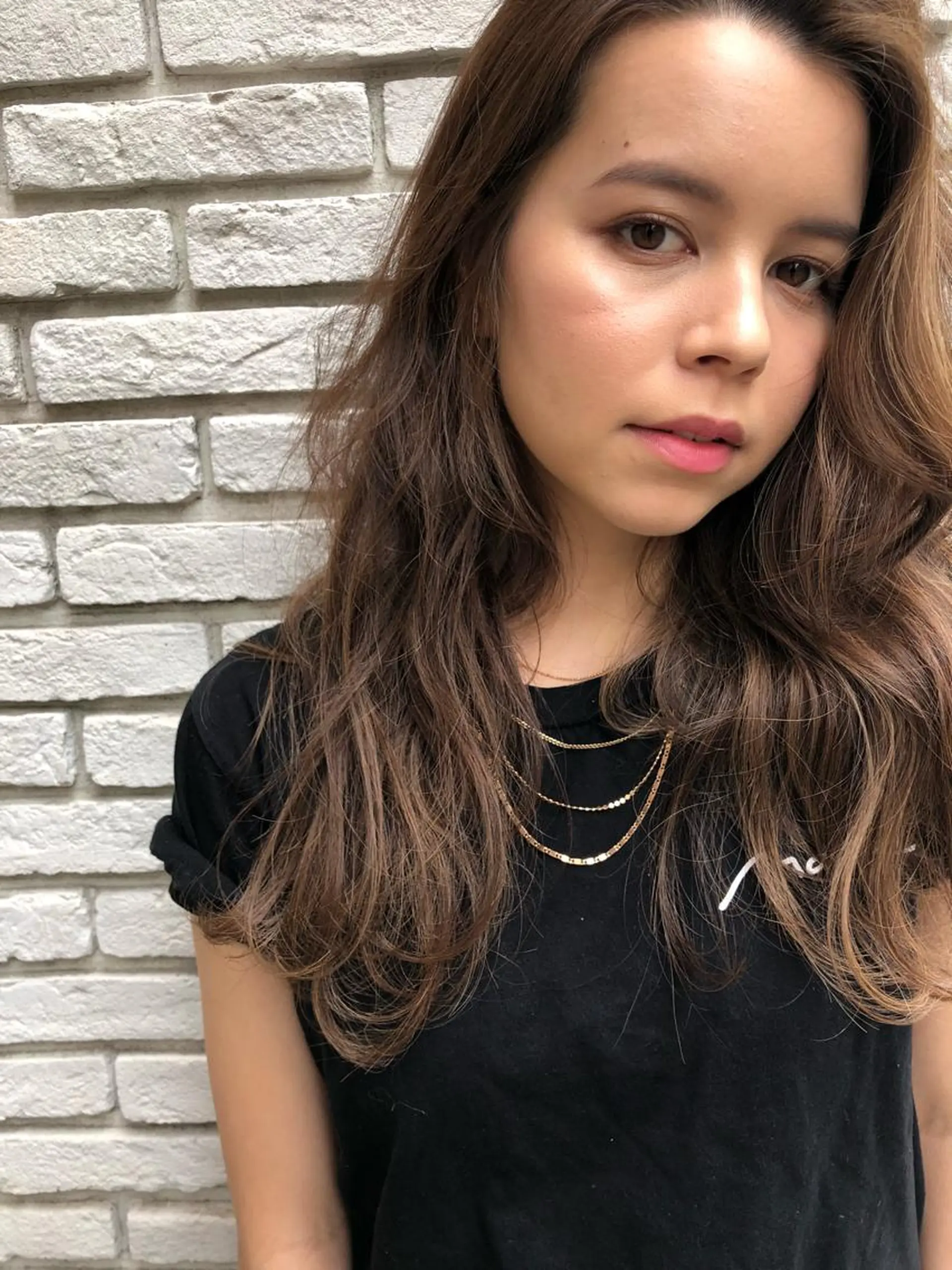 セミロング 切りっぱなしボブ セミロングパーマ アッシュ ボブ 外国人風カラー また会いたくなる 美容師【KENTA】のヘアスタイル