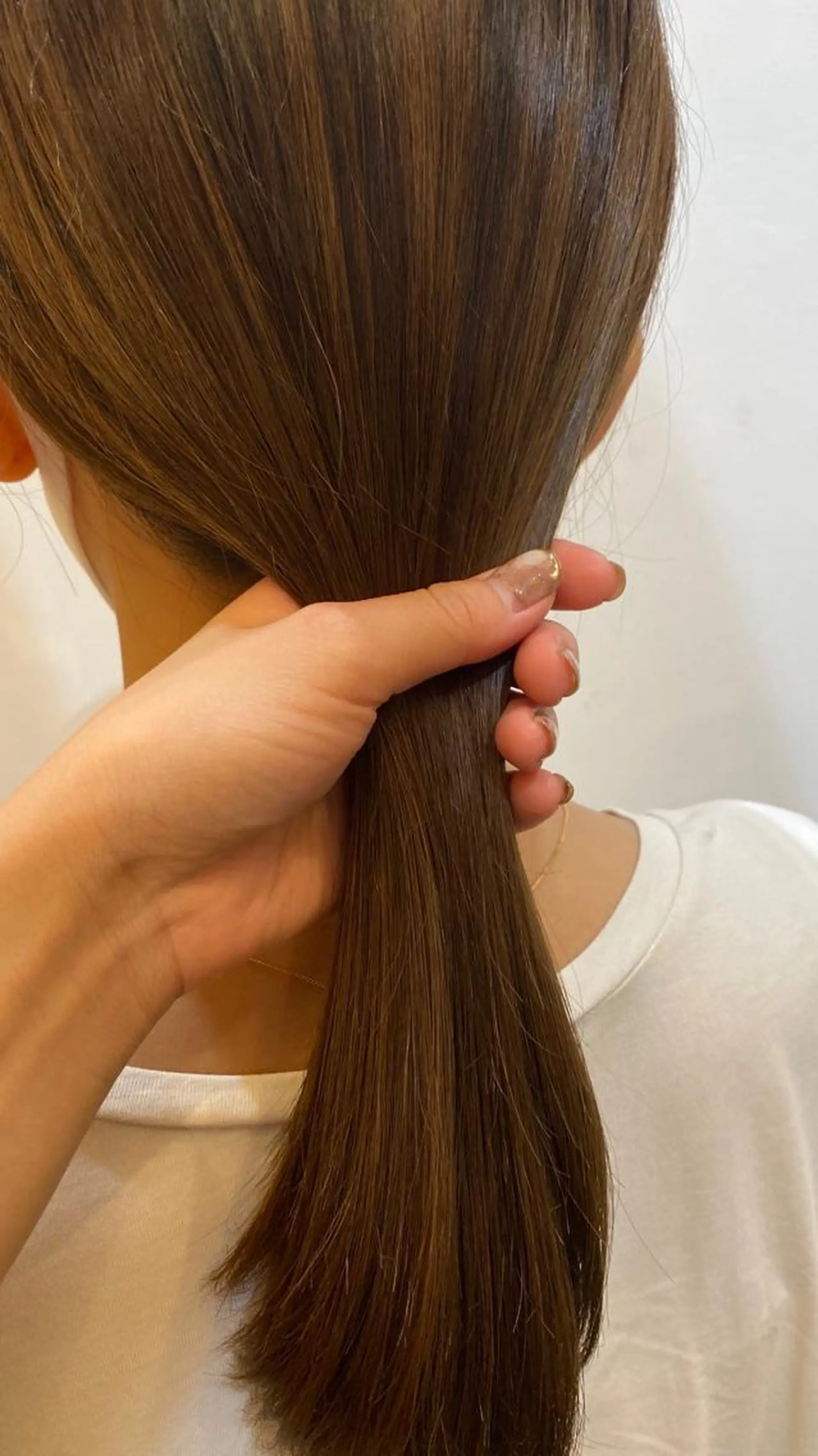 カラー 縮毛矯正 岡部 ひな/銀座のヘアスタイル