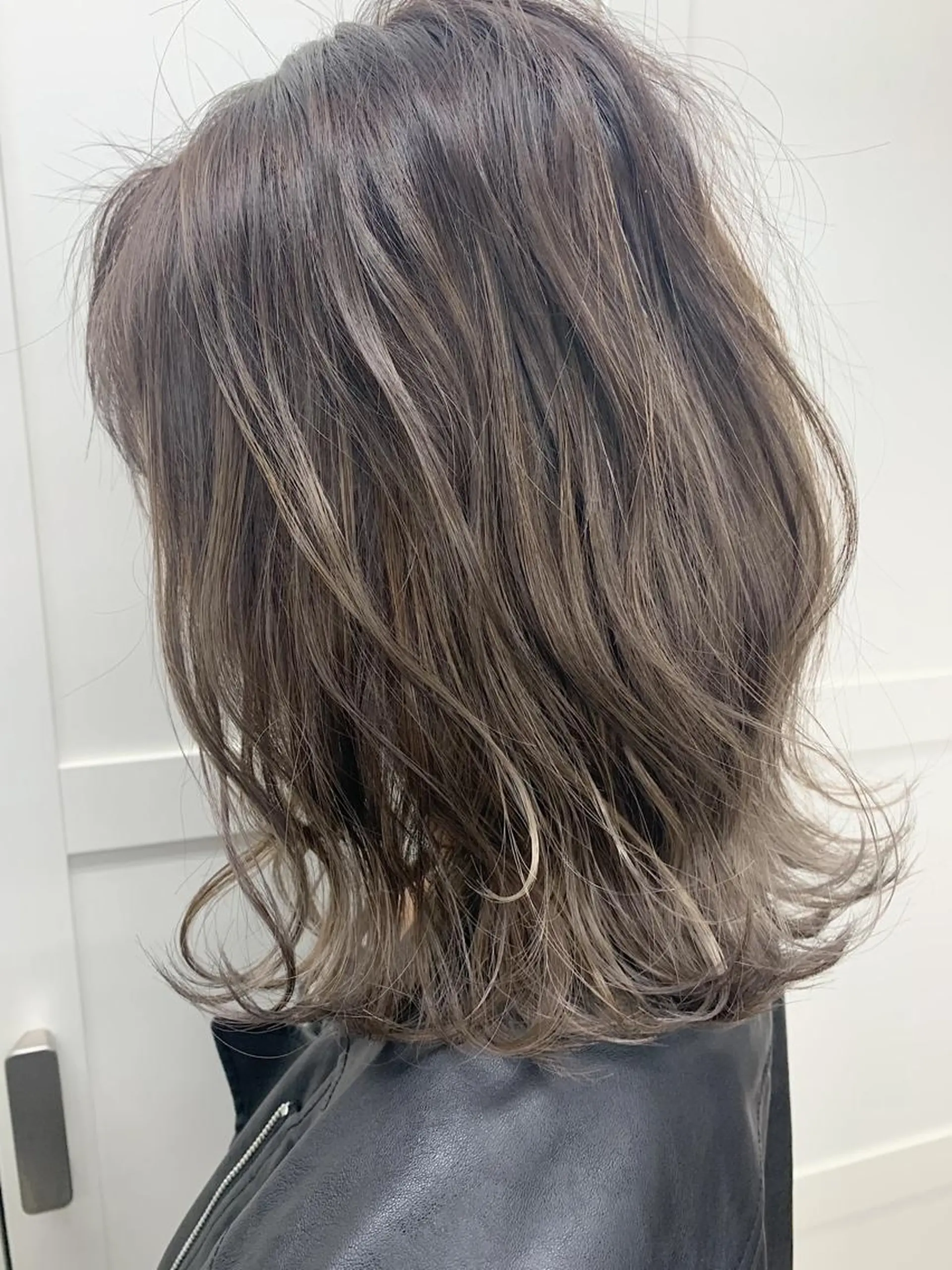 ミディアム カラー ヘアアレンジ デザインカラー ハットリ /北習志野のヘアスタイル