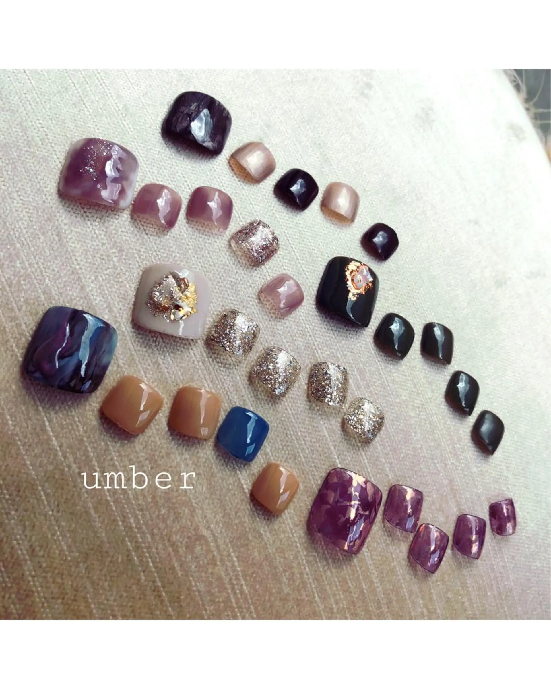 ネイル アートネイル クリアネイル フットネイル マグネットネイル メンズネイル ハンドネイル umber 三茶1分のネイルデザイン