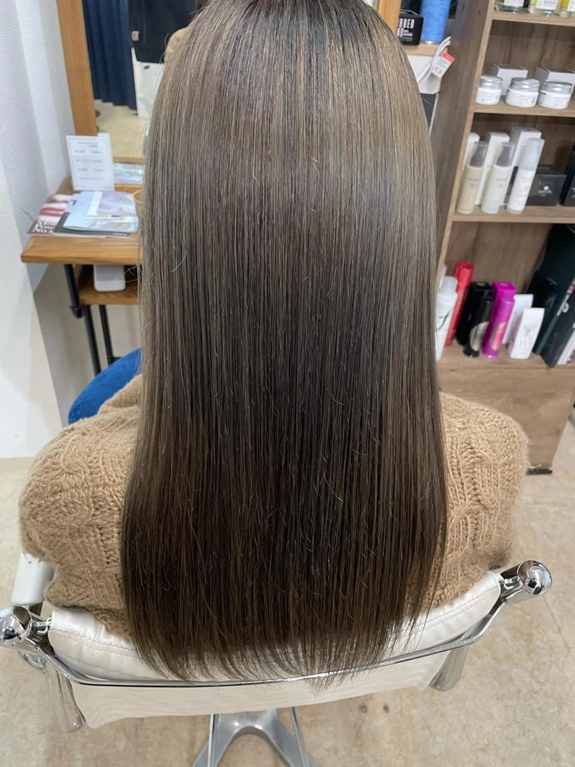 ロング カラー ケアブリーチ /髪質 改善/古橋圭史郎のヘアスタイル