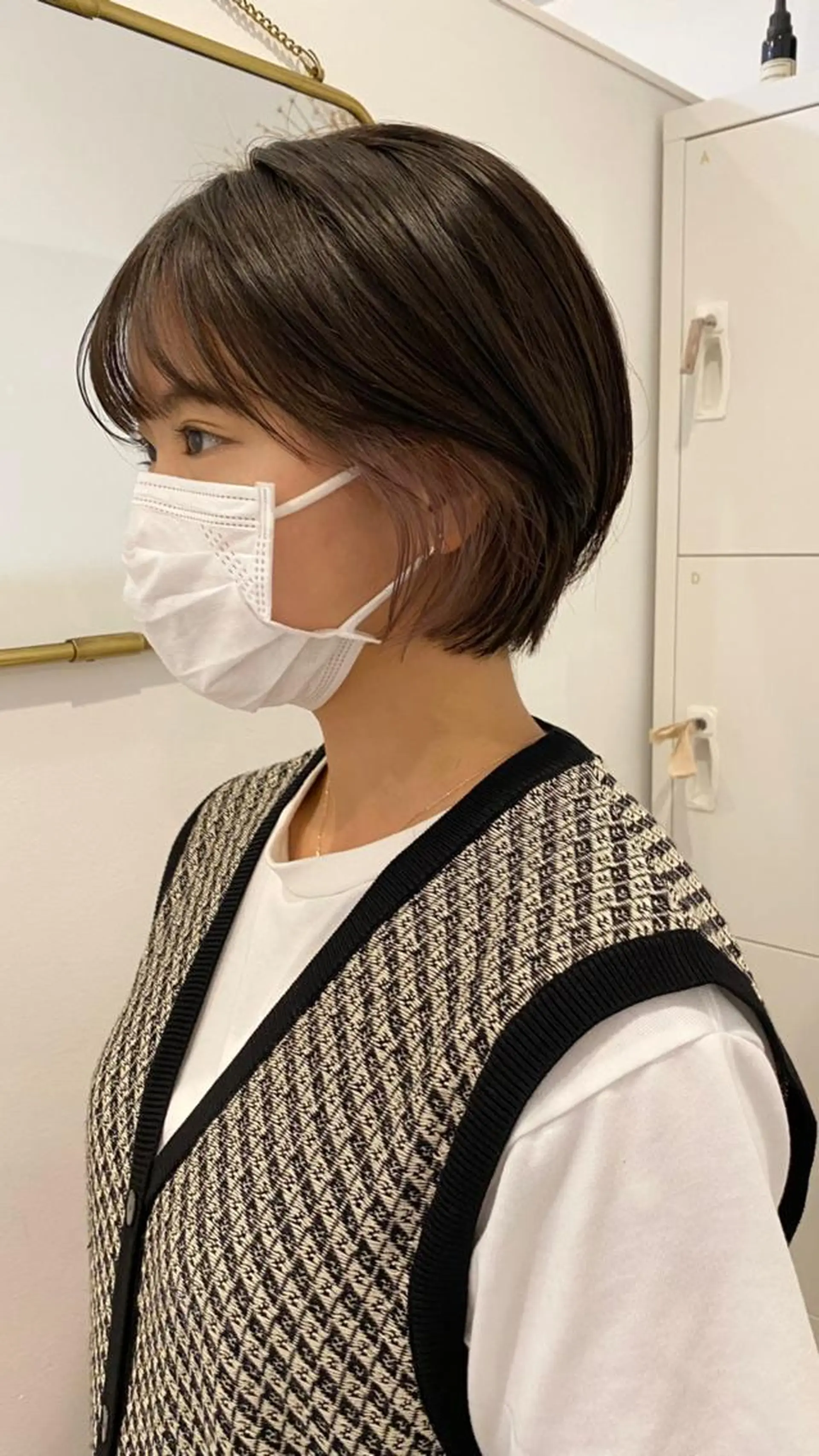 ショート カラー ショート・ボブパーマ 指名No.1かけるのヘアスタイル