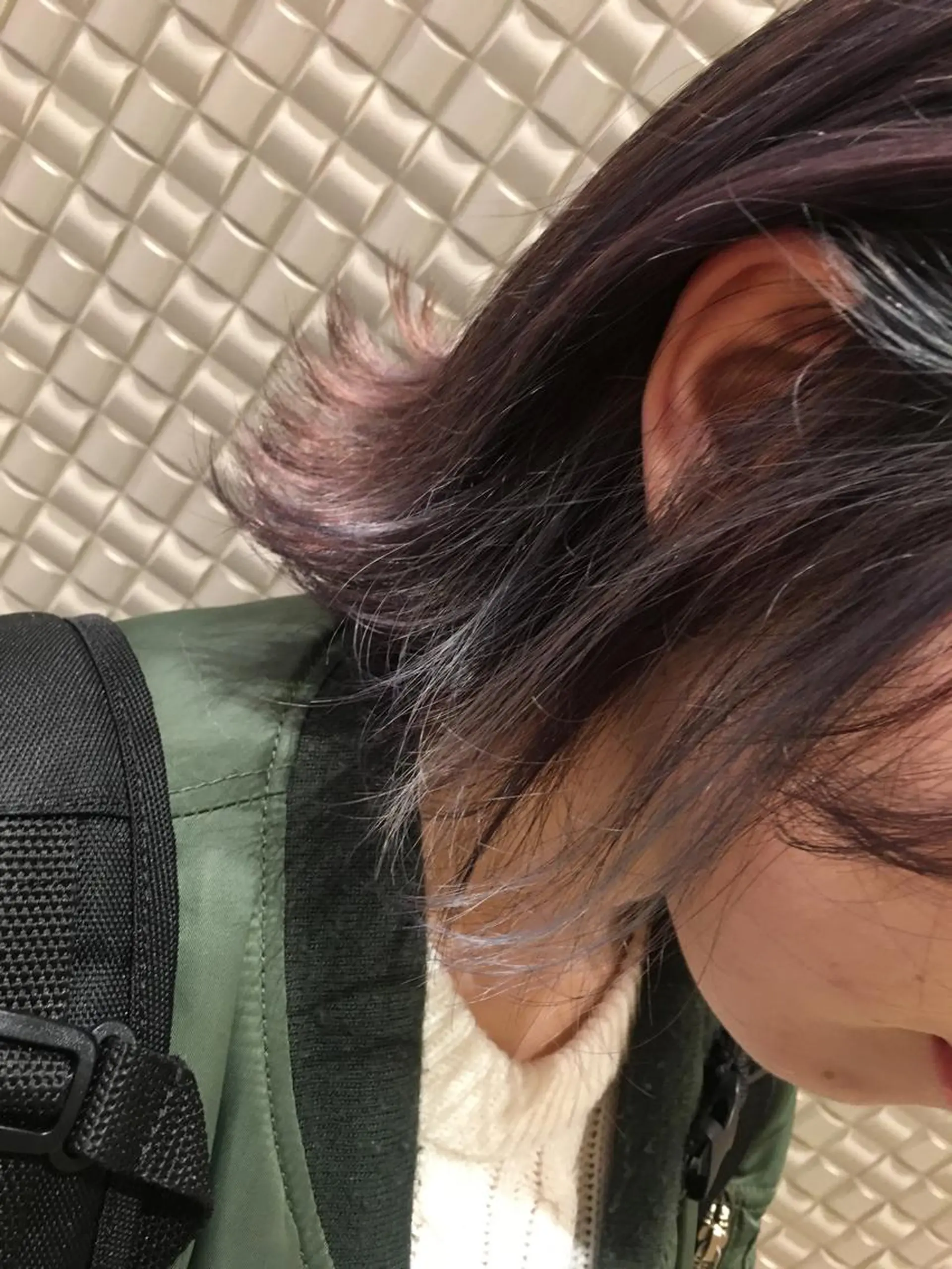 ショート ミディアム セミロング カラー ブルーカラー インナーカラー シルバー scene.池袋所属・scene. haraのヘアスタイル