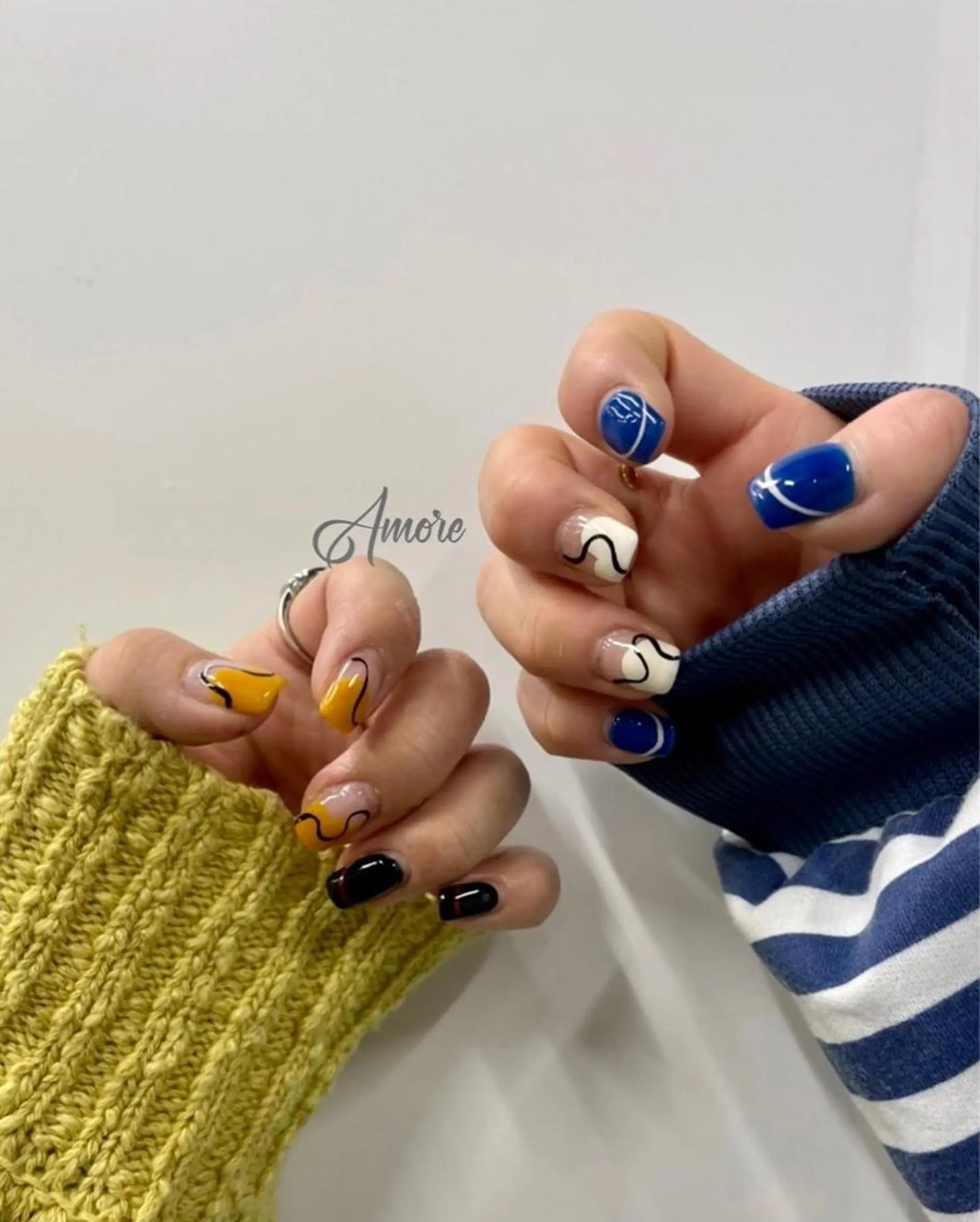 ネイル ジェルネイル 氷ネイル・うるうるネイル マグネットネイル ミラーネイル ニュアンスネイル You kyehwaのネイルデザイン