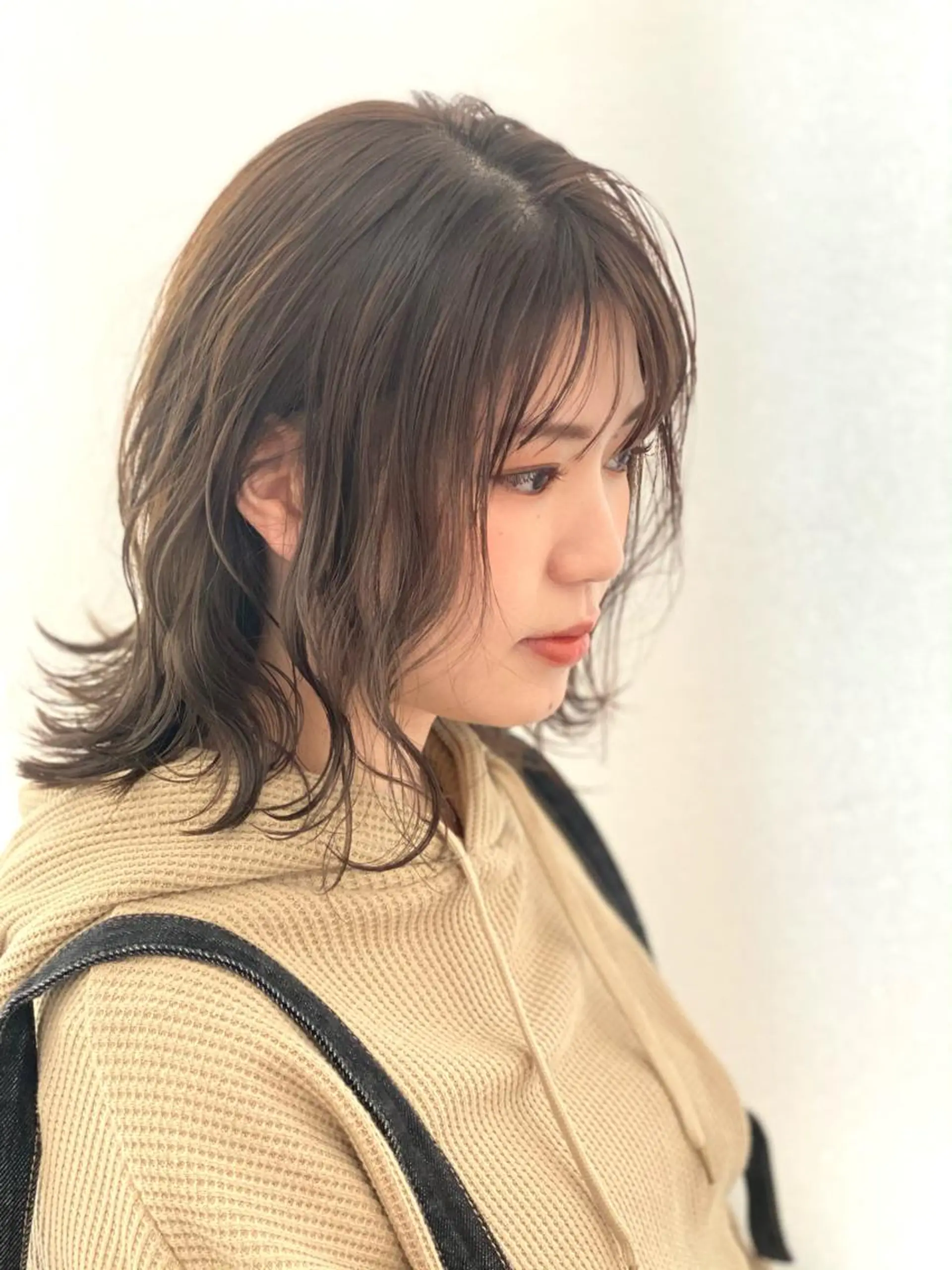 ミディアム カット ヘアカラー 長谷川 智也/ディレクターのヘアスタイル