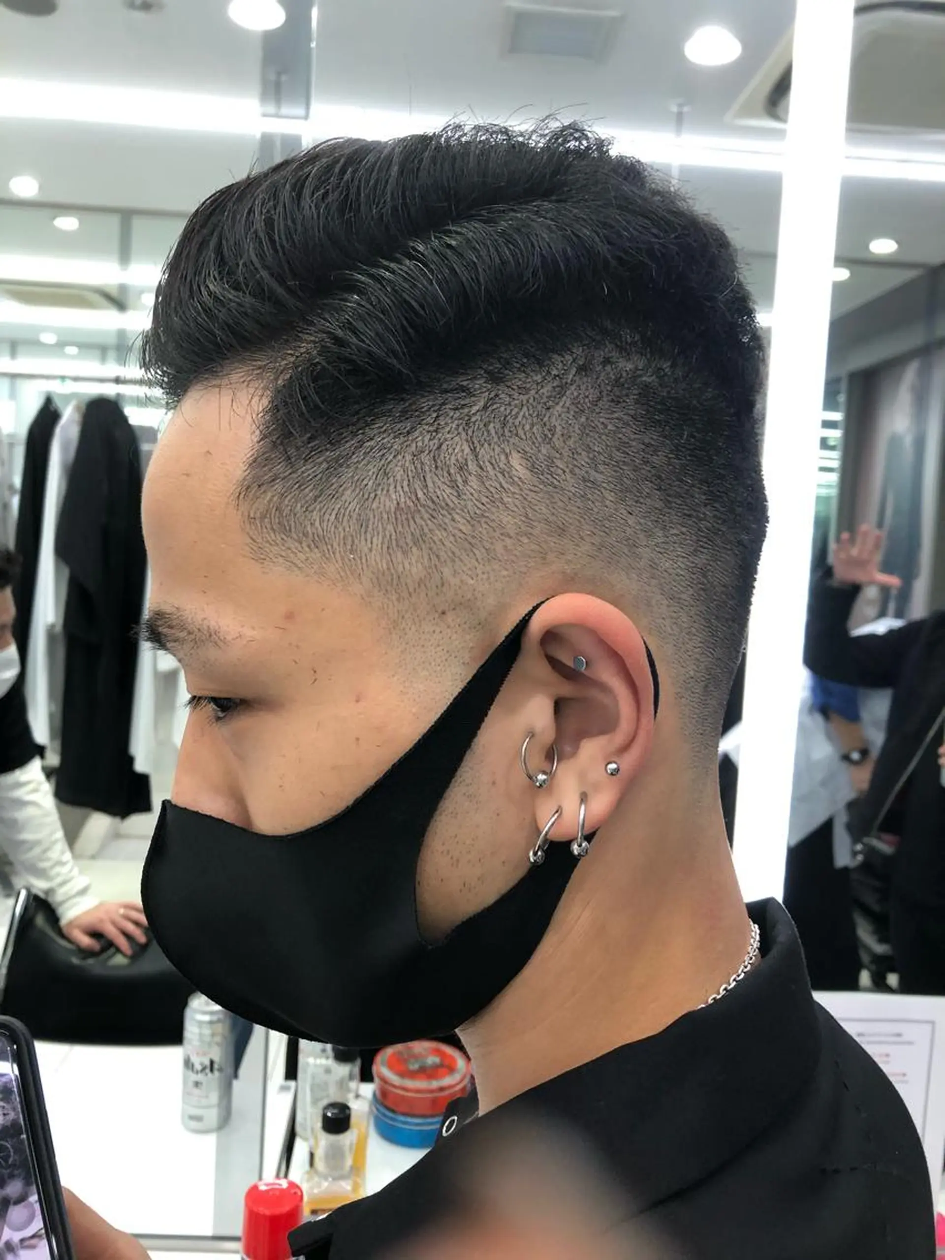 メンズ フェードカット 木志 望美のヘアスタイル