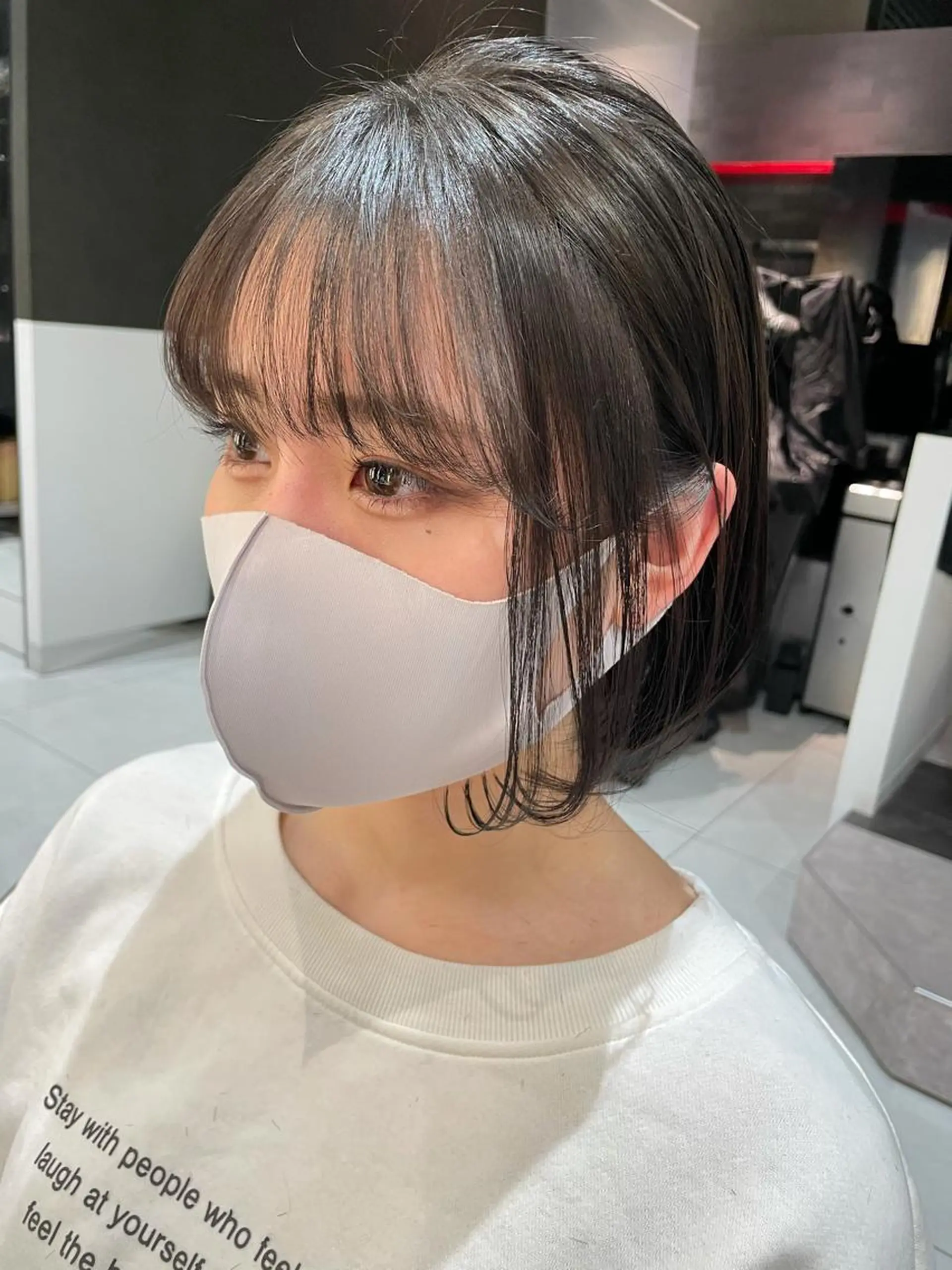 ショート ショートボブ ボブ ショートヘア メンズヘア特化 崎田 成人のヘアスタイル