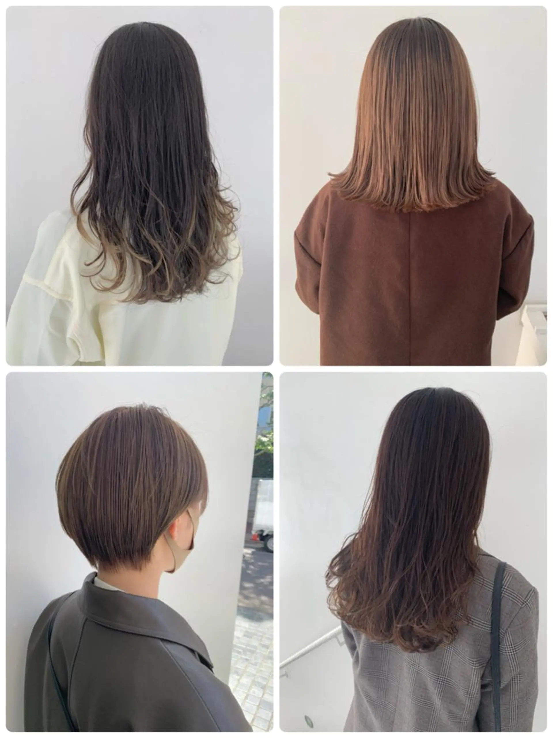 ロング カラー ショートボブ ボブ レイヤーカット カット ヘアカラー SALOWIN表参道店所属・マンツーマン×半個室 まちだきょうすけのヘアスタイル