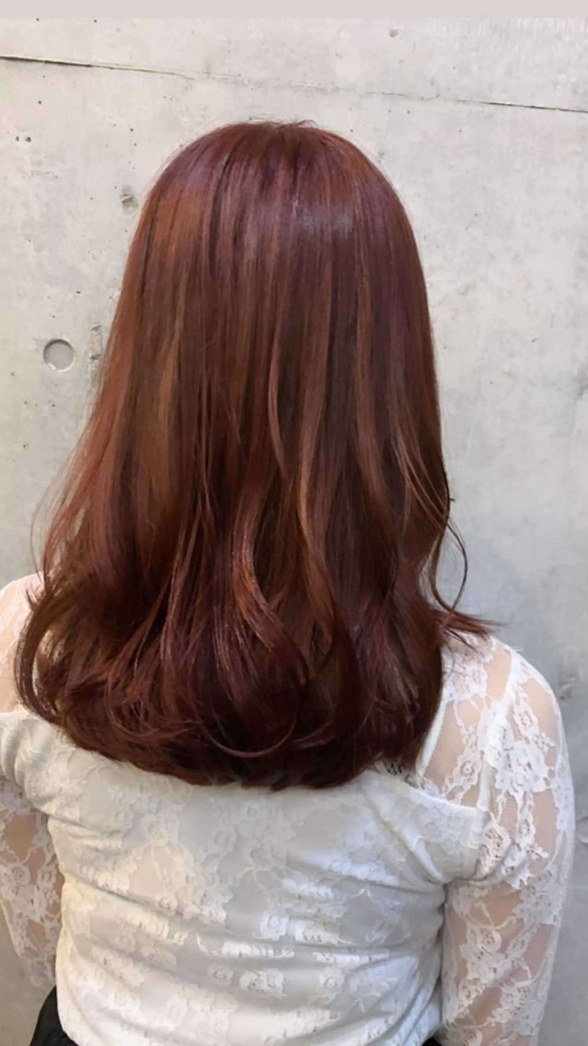 セミロング カラー ピンクカラー ❣️髪質改善特化❣️ カモアオイのヘアスタイル