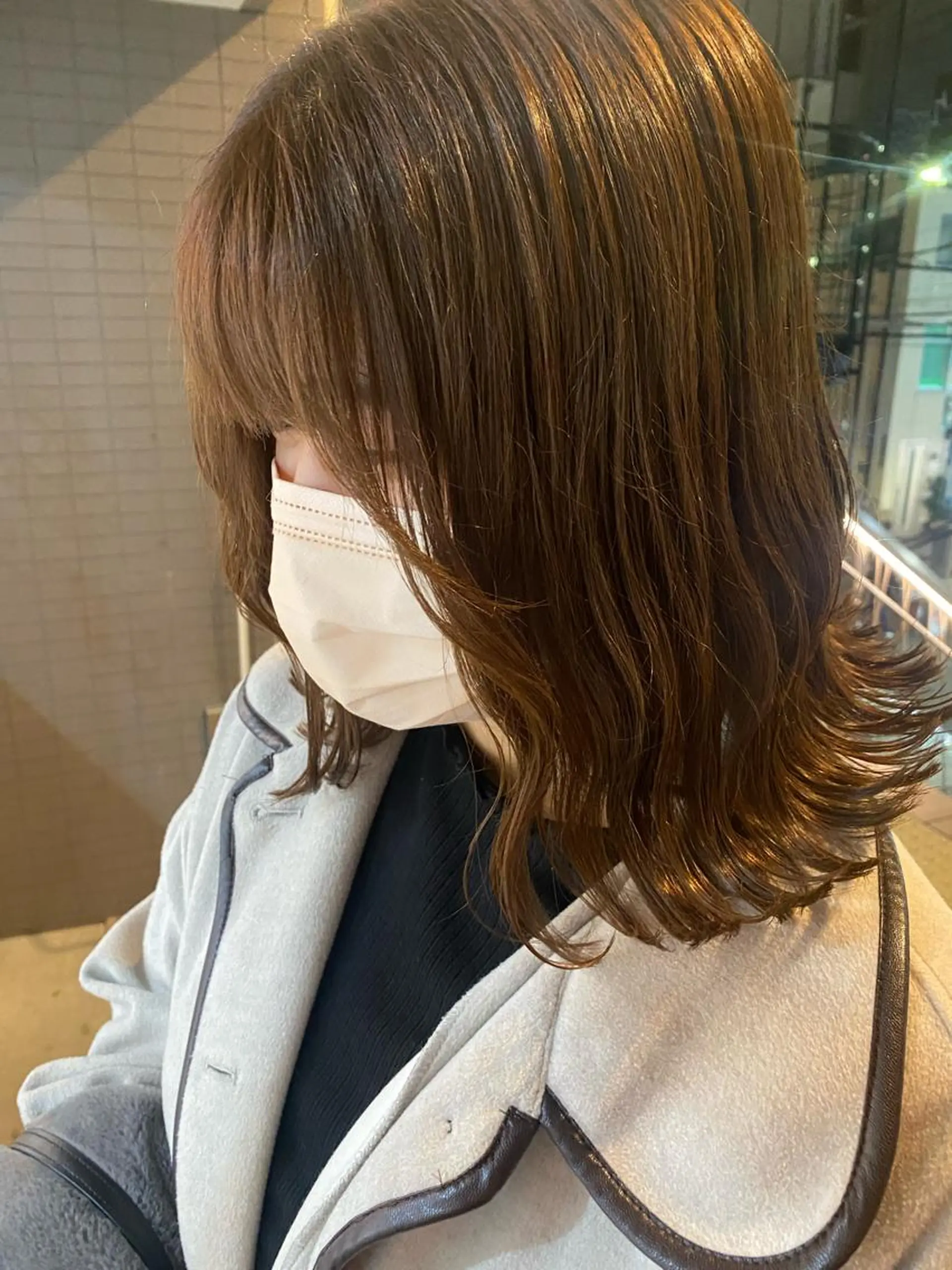 ミディアム 韓国×髪質改善カラー 💎hinaのヘアスタイル