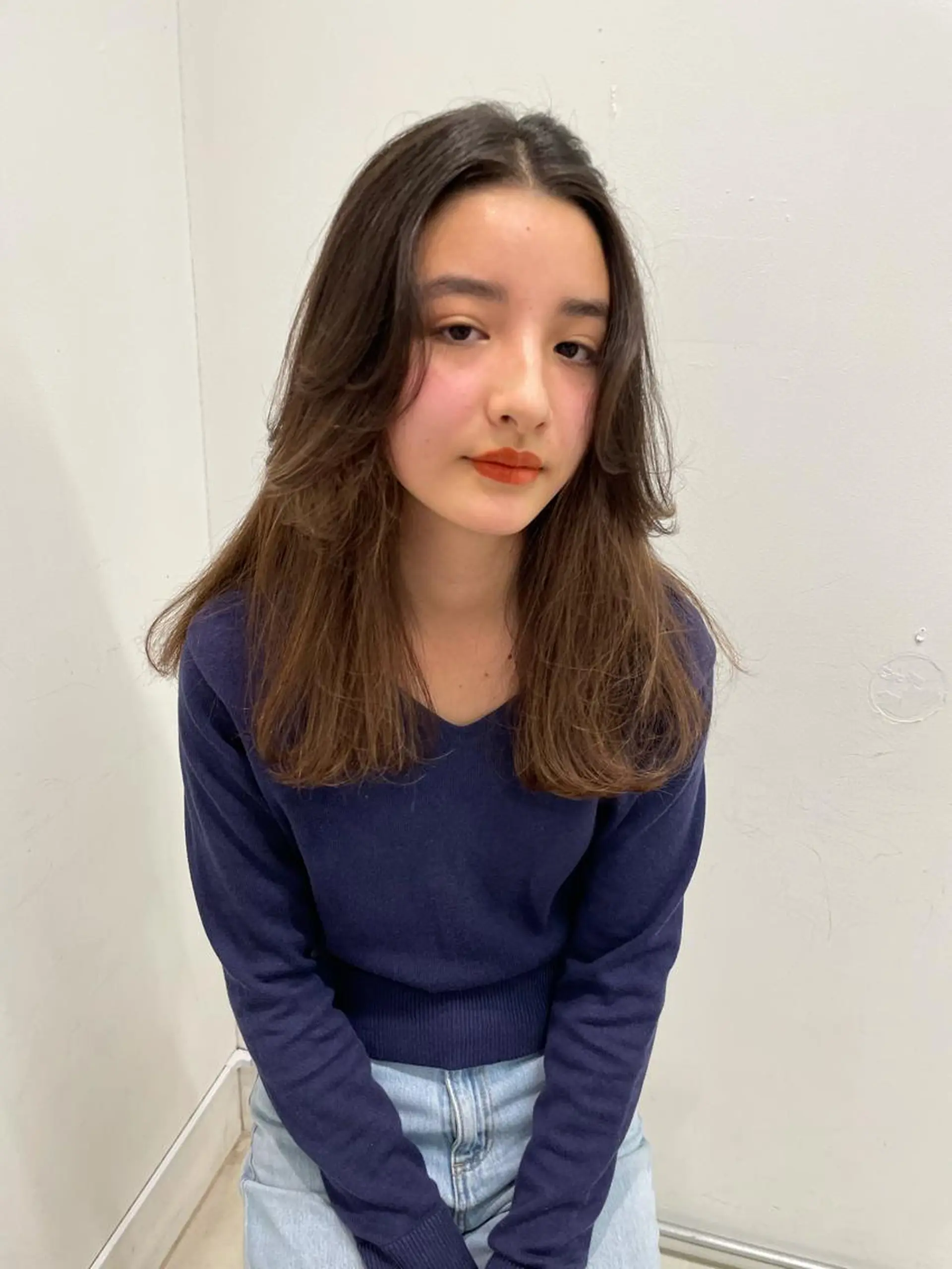 ロング カラー キッズ カット トリートメント ヘッドスパ ヘアセット オトナヘア🌸 harukaのヘアスタイル