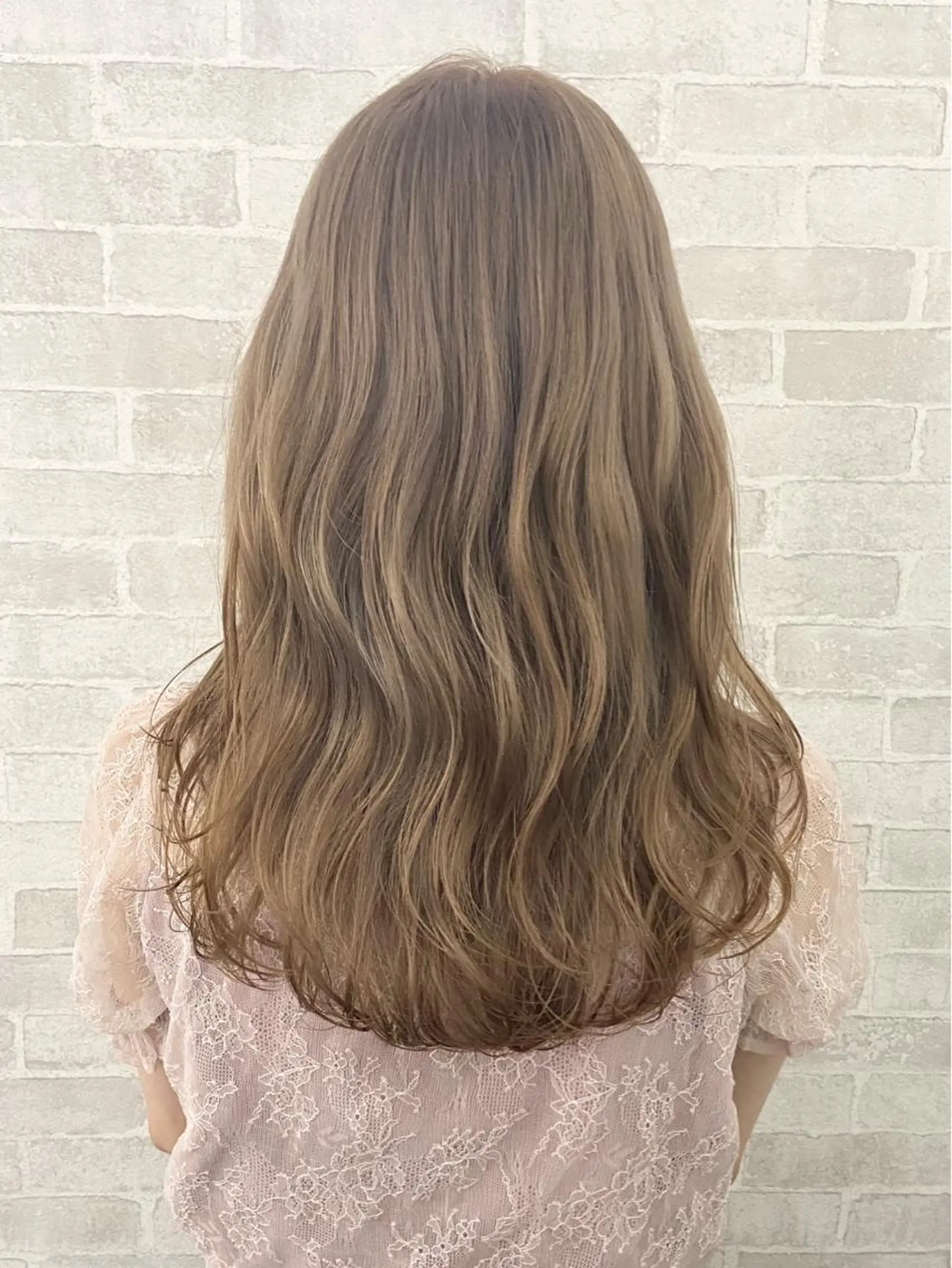 ロング ヘアカラー トリートメント ヘアセット☆ 髪質改善カラー☆まいのヘアスタイル