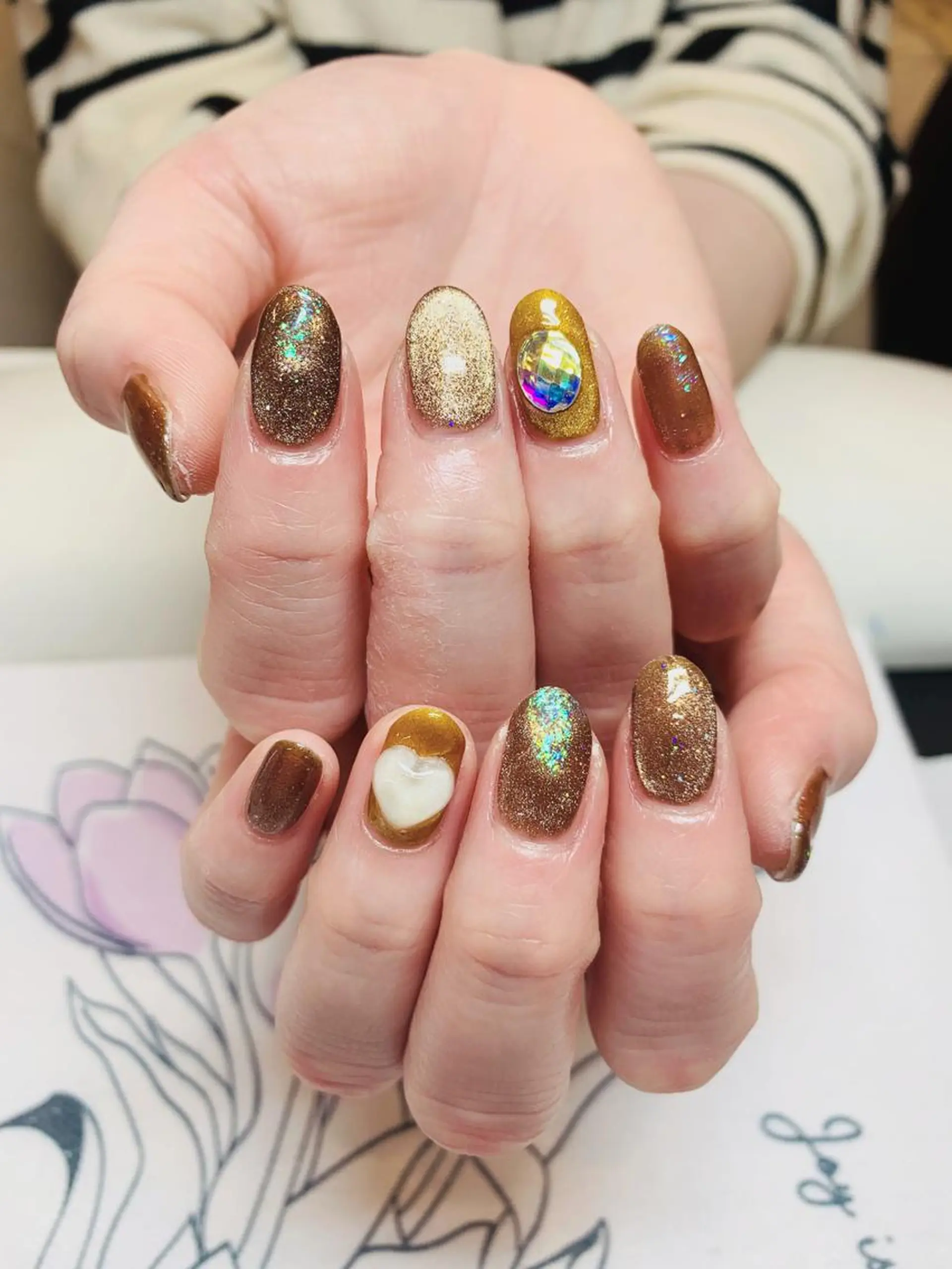 ネイル Ui_Amor (パラジェル)のネイルデザイン