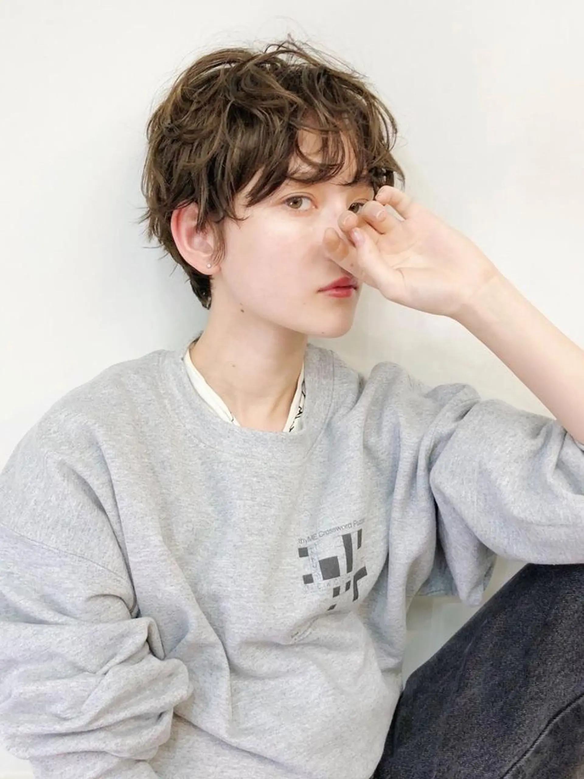 ショート パーマ メンズ MOMOKA💫 YARD【学芸大学】のヘアスタイル