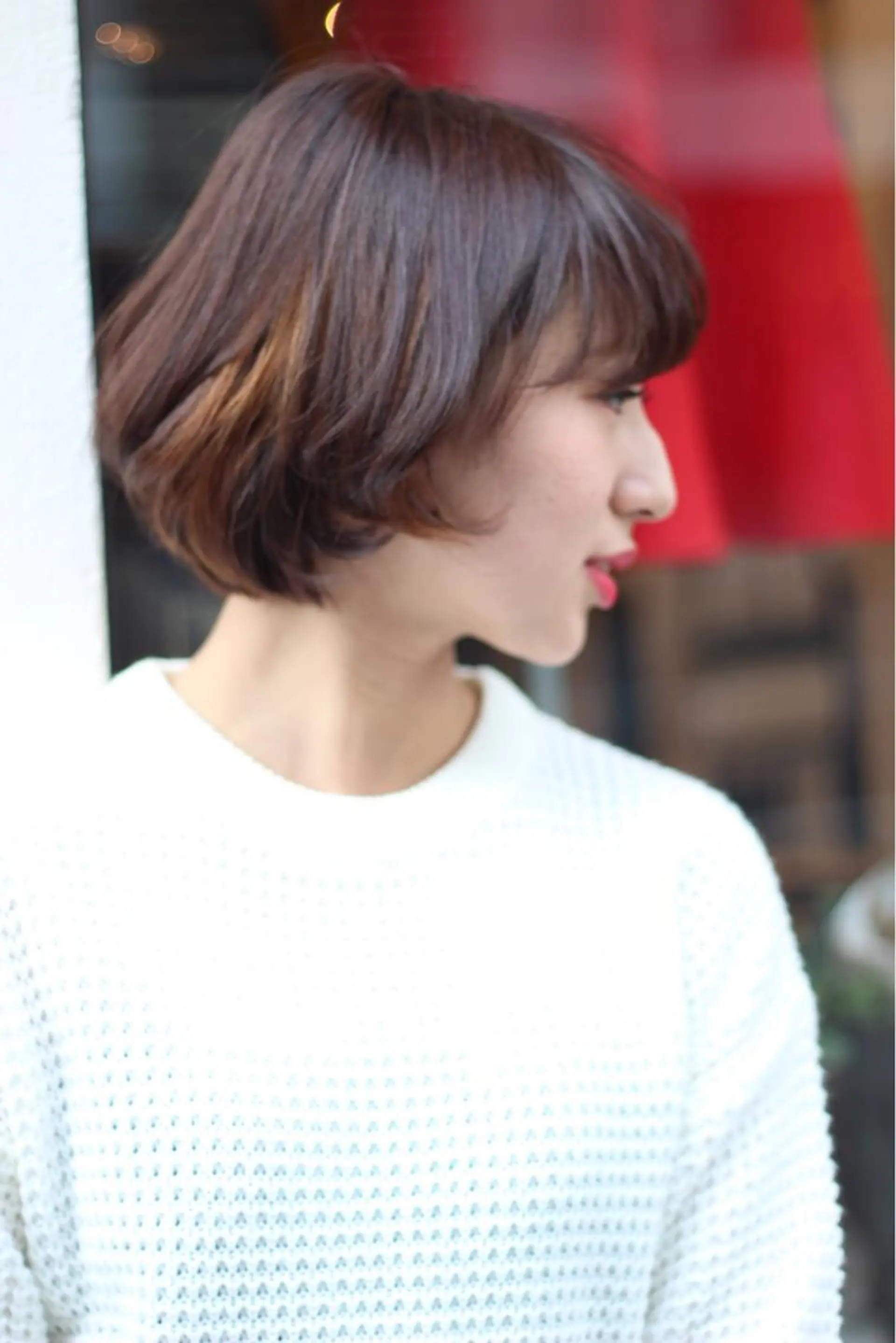 ショート カラー パーマ ハイライトカラー ハイライト 成松 勇治のヘアスタイル