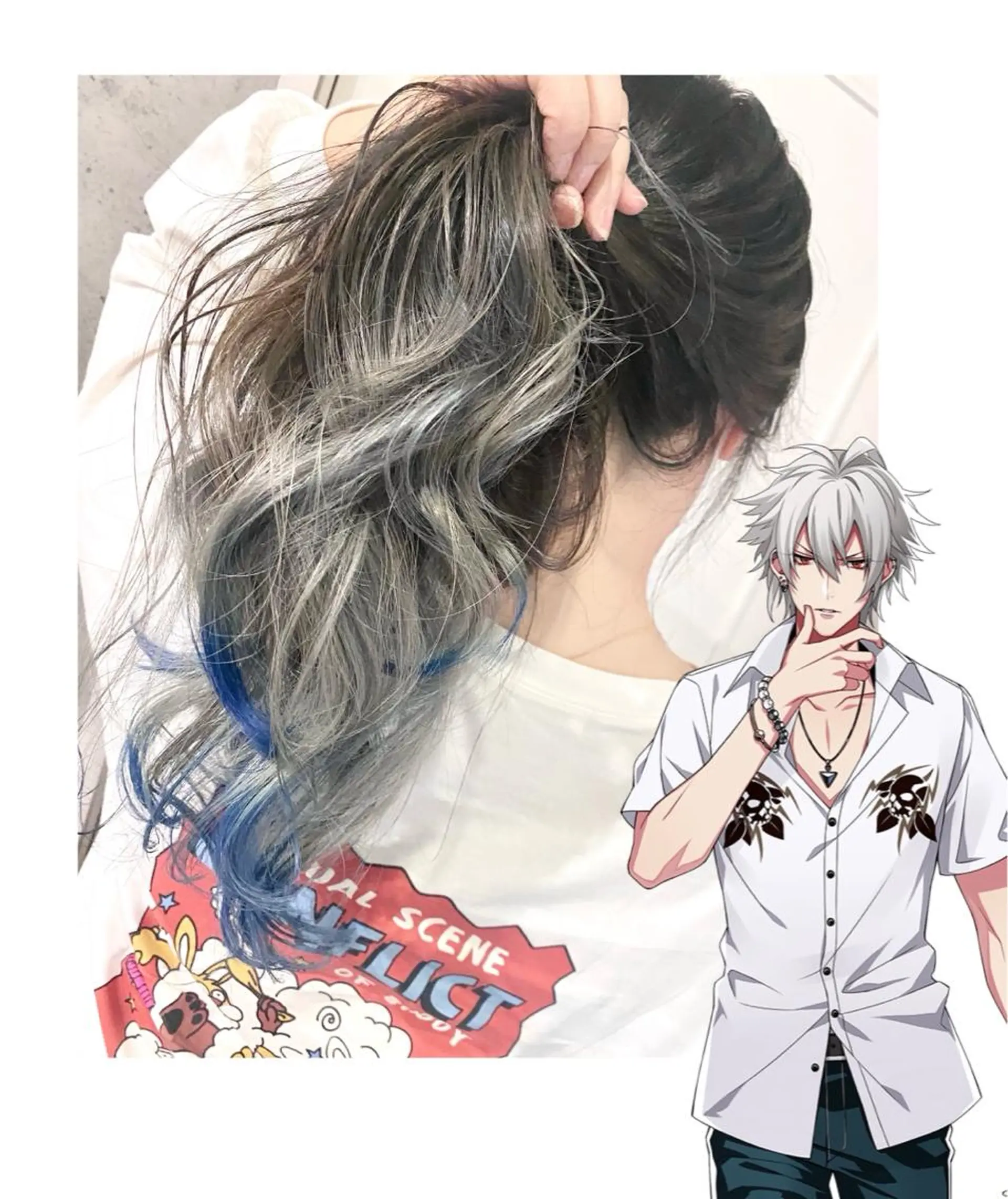 ロング カラー ヘアカラー GARU-ガル-所属・TSUNO🦖 派手髪/オタク美容師のヘアスタイル