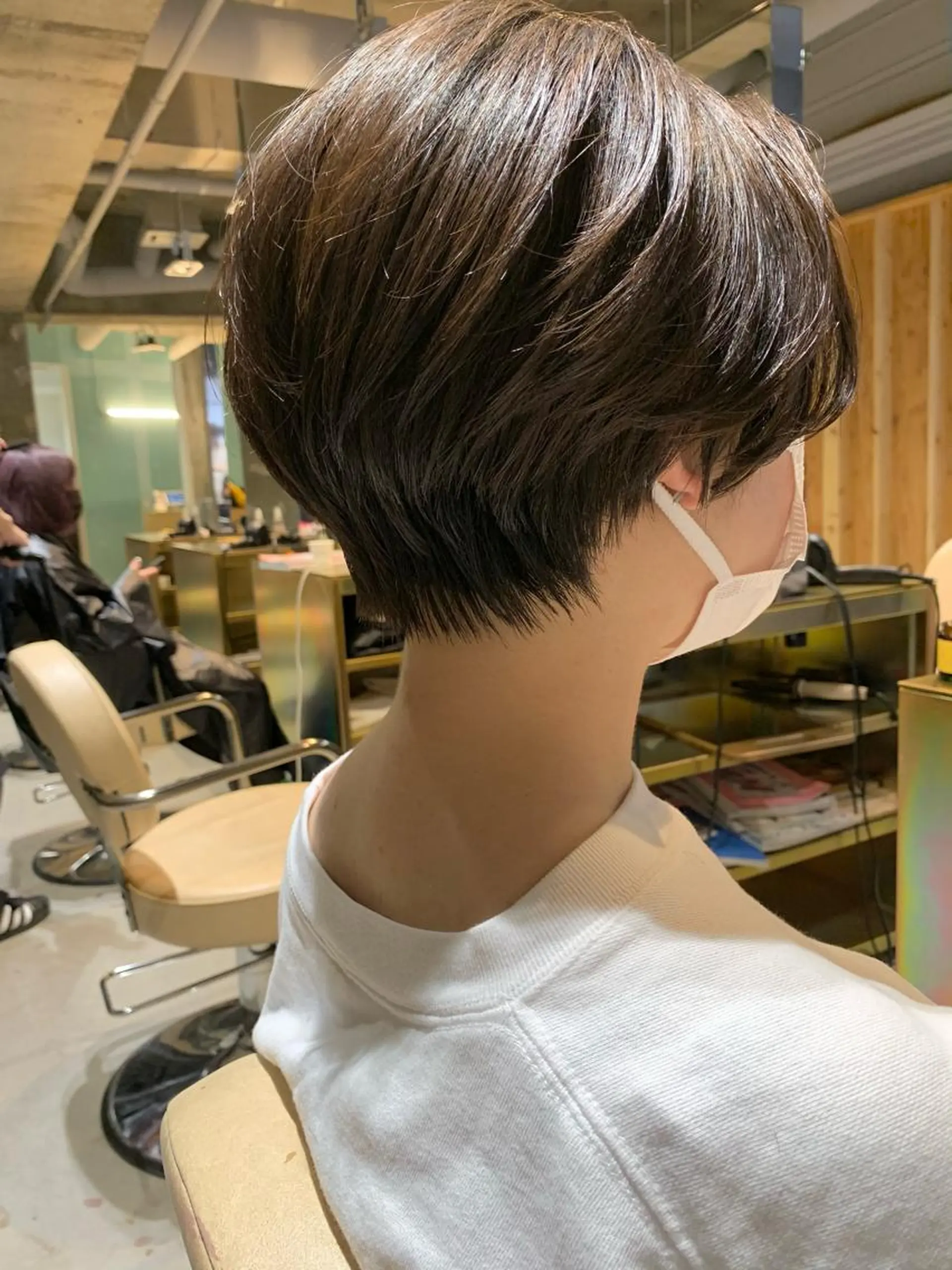 ショート パーマ ハンサムショート ショートヘア 縮毛矯正 tension 【テンション】のヘアスタイル