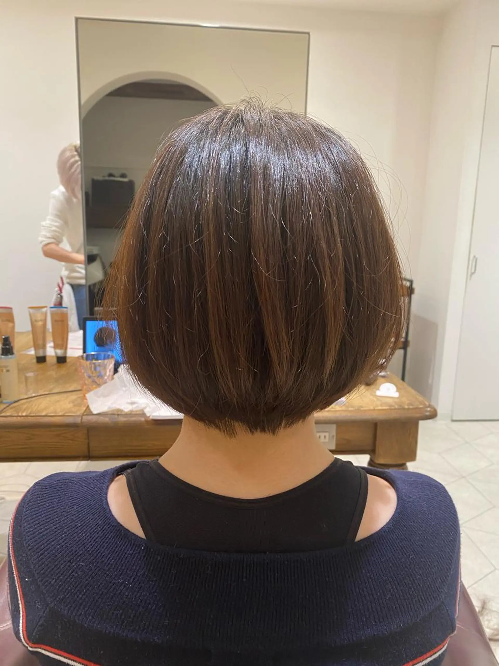 ショート ショートボブ ボブ ショートヘア 大倉 未波のヘアスタイル