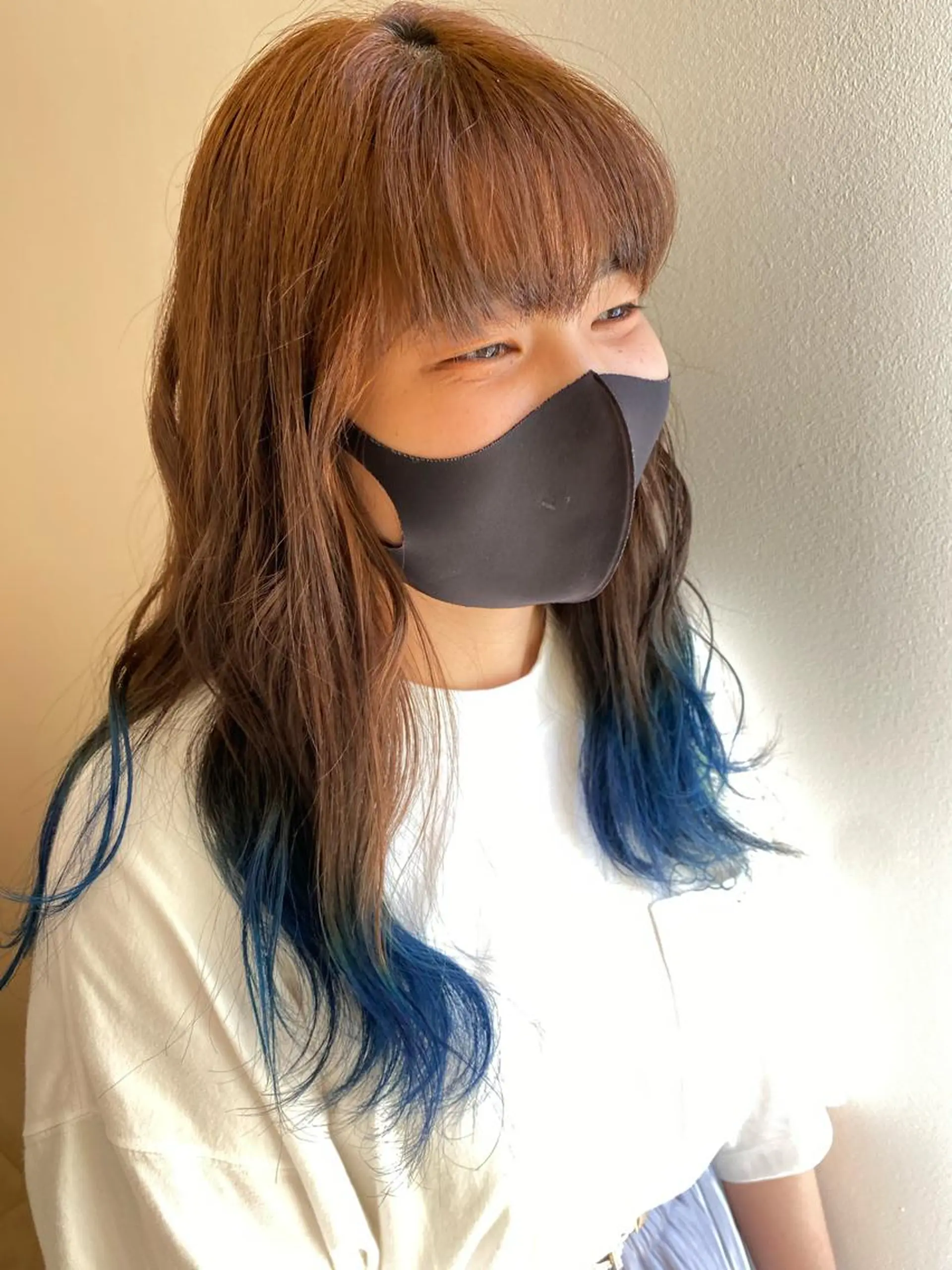 ロング カラー ヘアカラー トリートメント ヘアセット ハイトーン/ウルフ /レイヤー/坂野幸伸のヘアスタイル