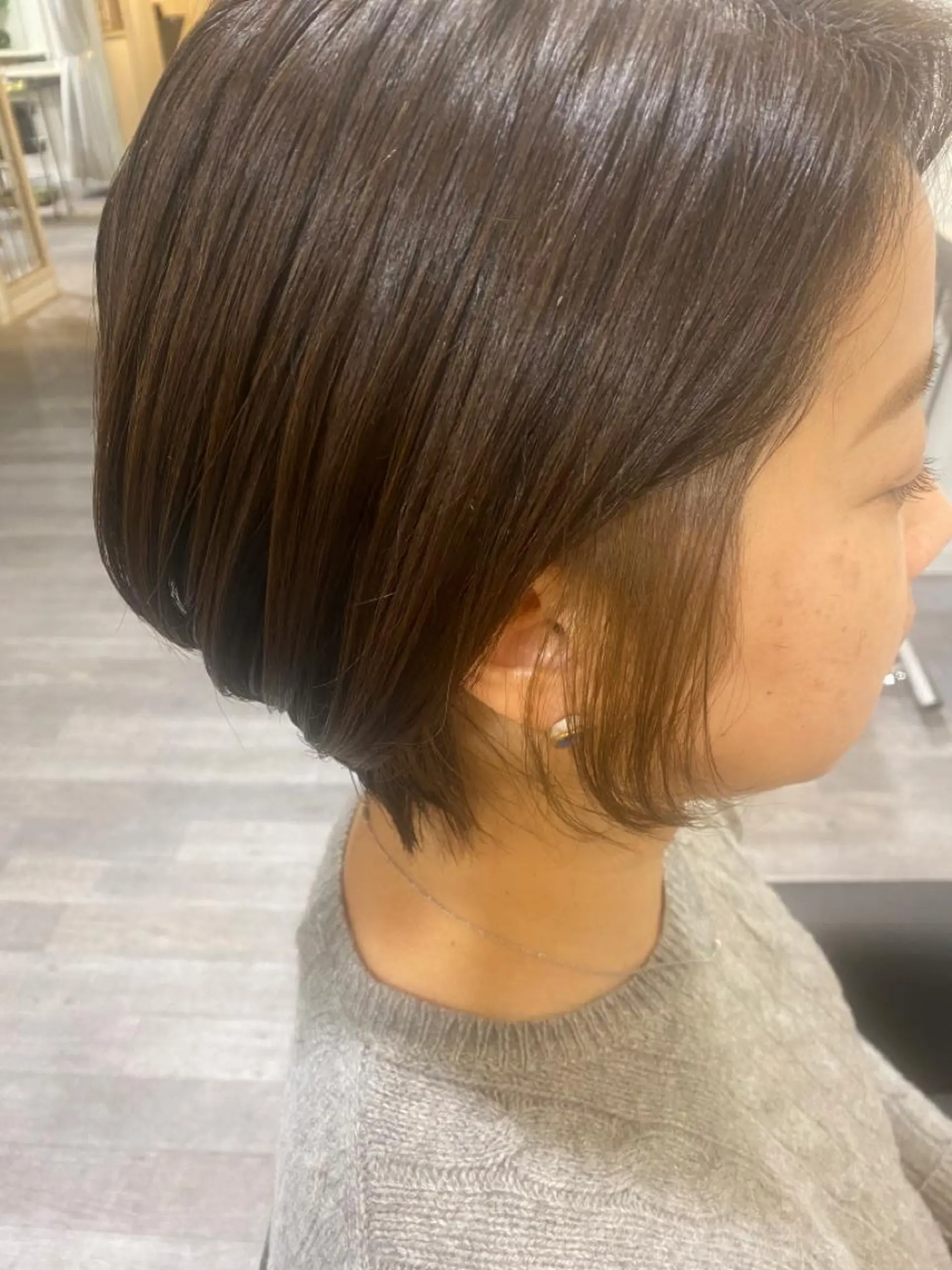 ショート カラー イヤリングカラー unpeuhair二条店所属・長岡 美紀のその他イメージ