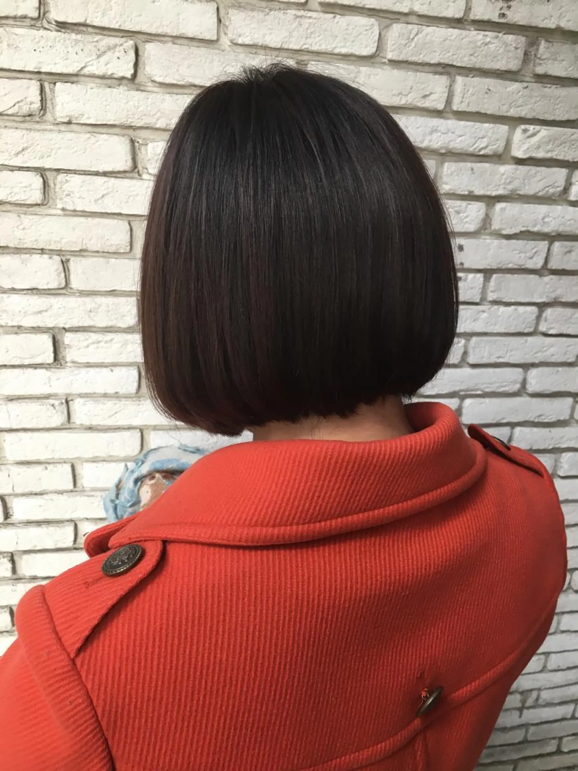 ショート カラー ボブ Lapel green所属・Lapelgreen 森町 / AOIのヘアスタイル