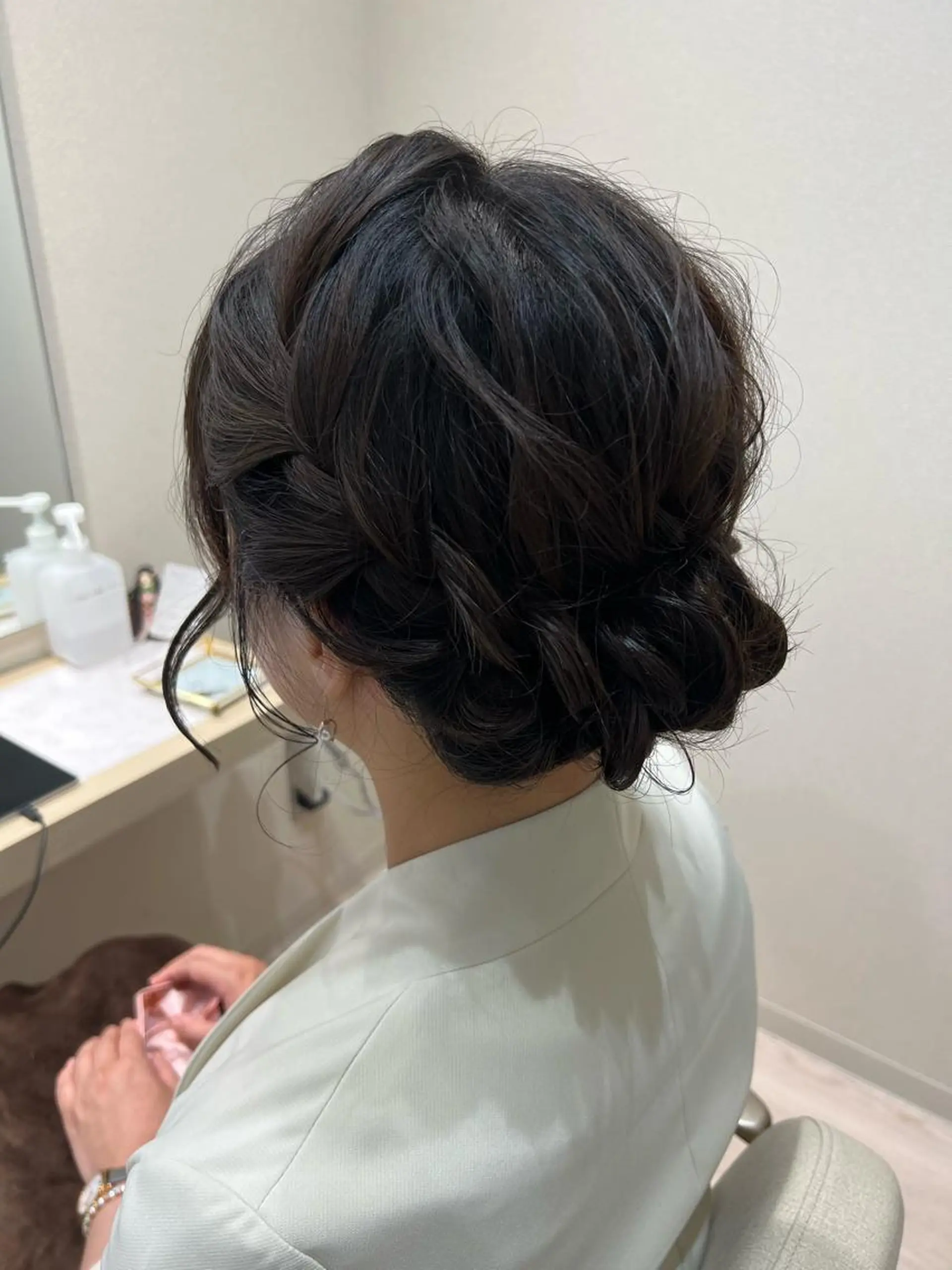 ミディアム ヘアセット mina .のヘアスタイル