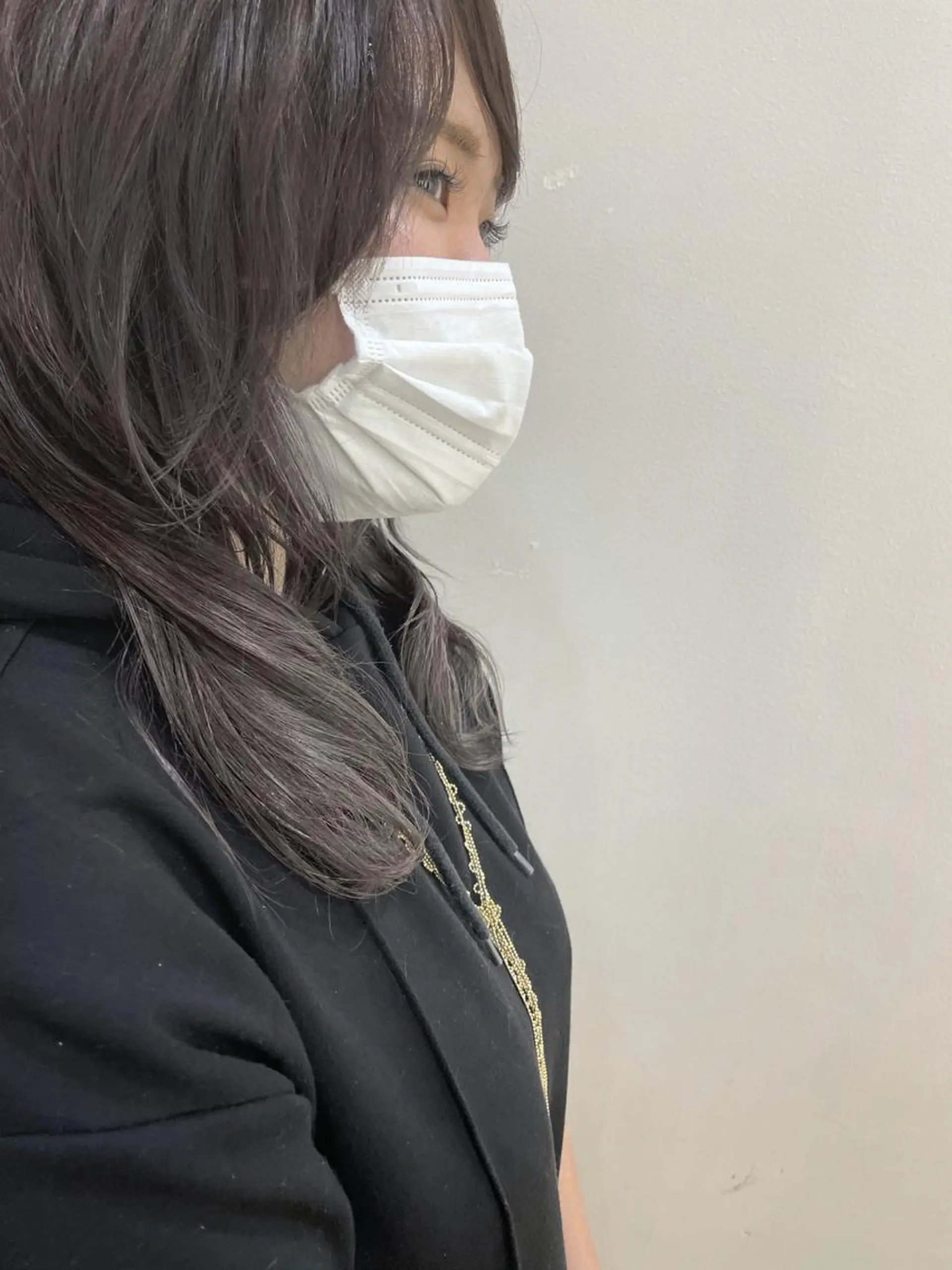 セミロング カラー アッシュ ブルーカラー ブルーアッシュ デザインカラー/ 推しの配色　肥後のヘアスタイル