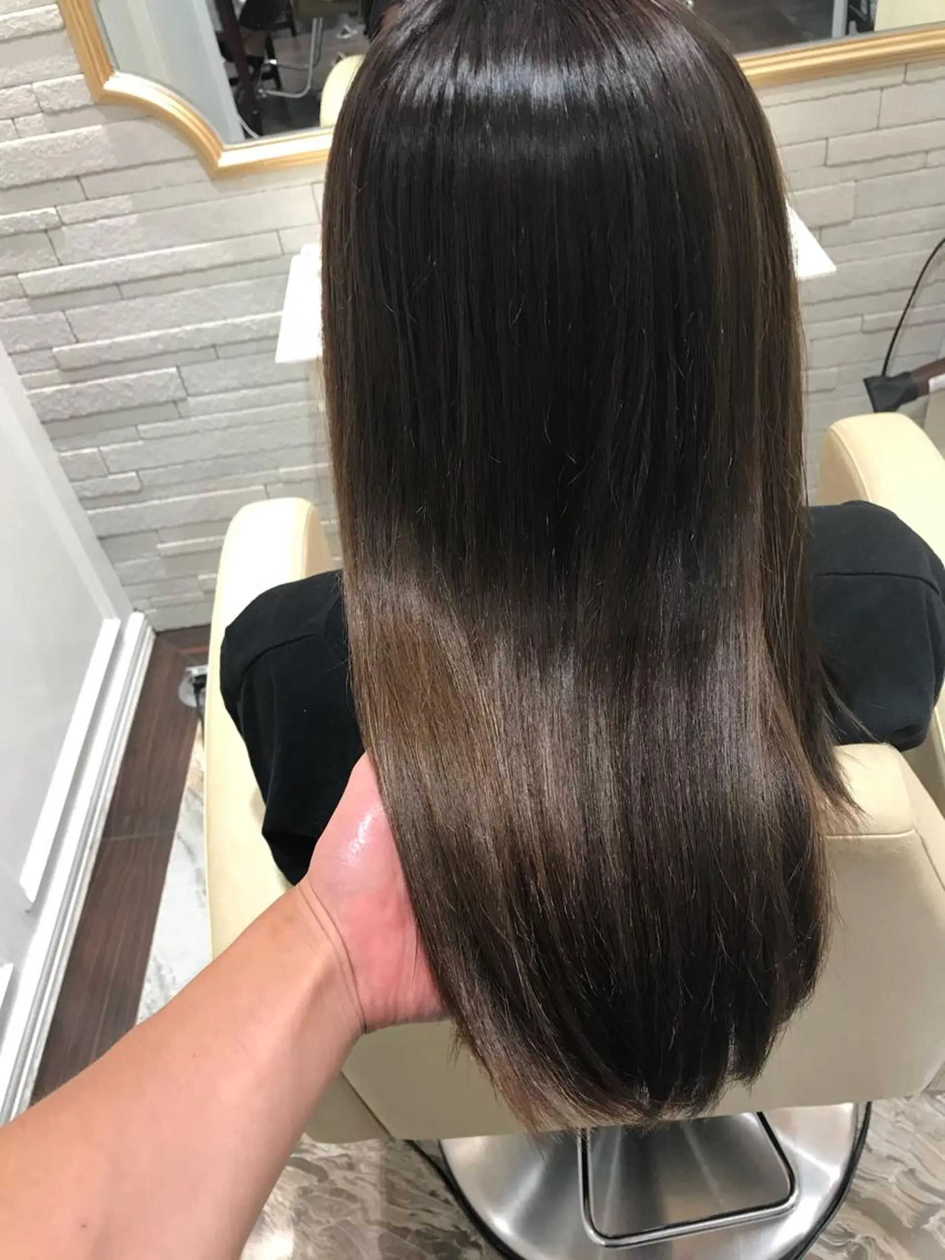 ロング 髪質改善 縮毛矯正 トリートメント カット ヘアカラー トリートメント 韓国ヘア×髪質改善 ⭐️谷遼平⭐️のヘアスタイル