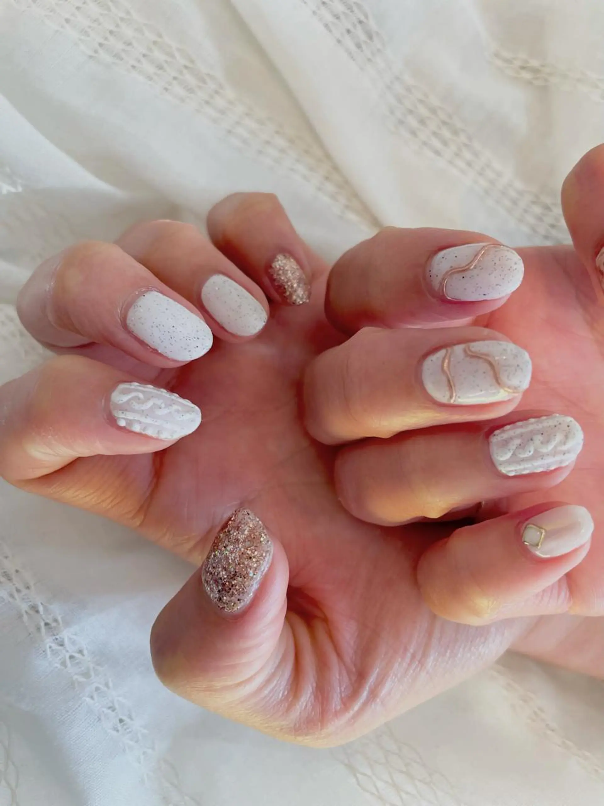 ネイル 甲府市徳行 🧸prunelleのネイルデザイン