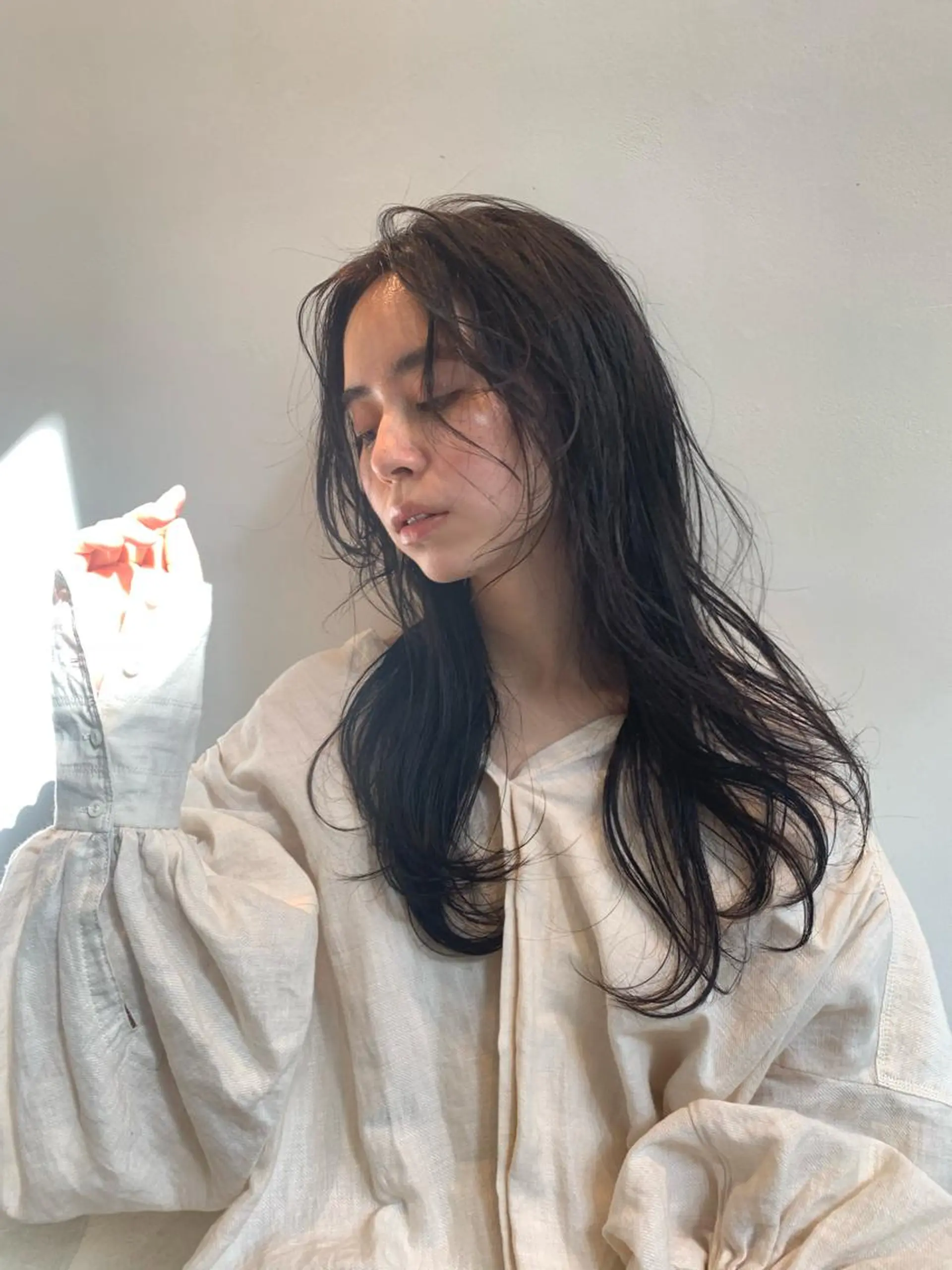 セミロング カラー パーマ カット 縮毛矯正 sakoda shunkiのヘアスタイル